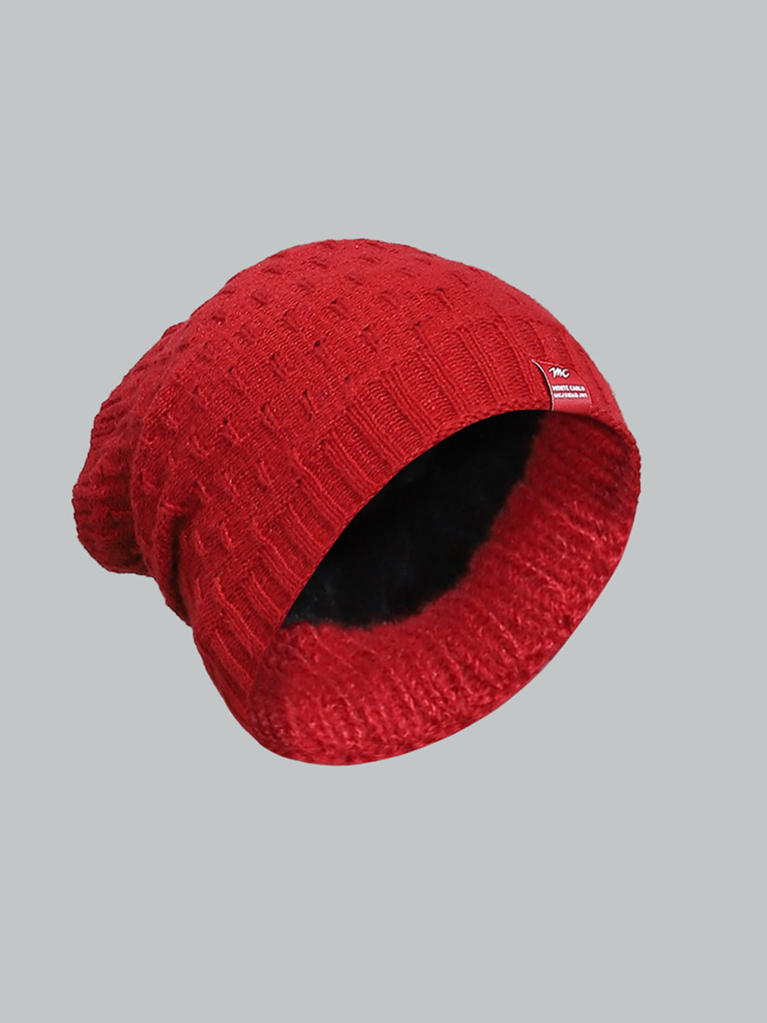 Men Maroon Solid Cap