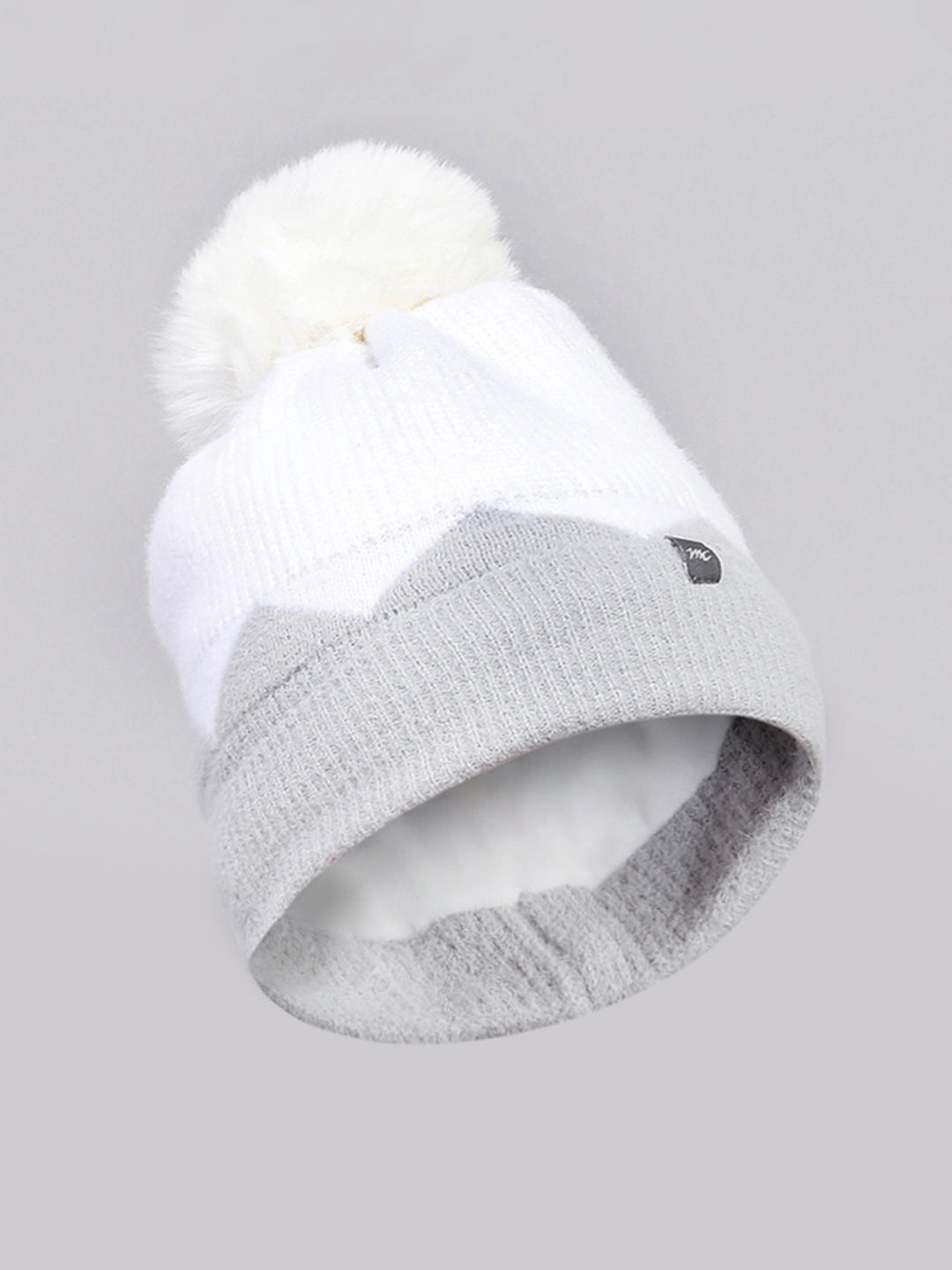 Women Grey Self Design Cap