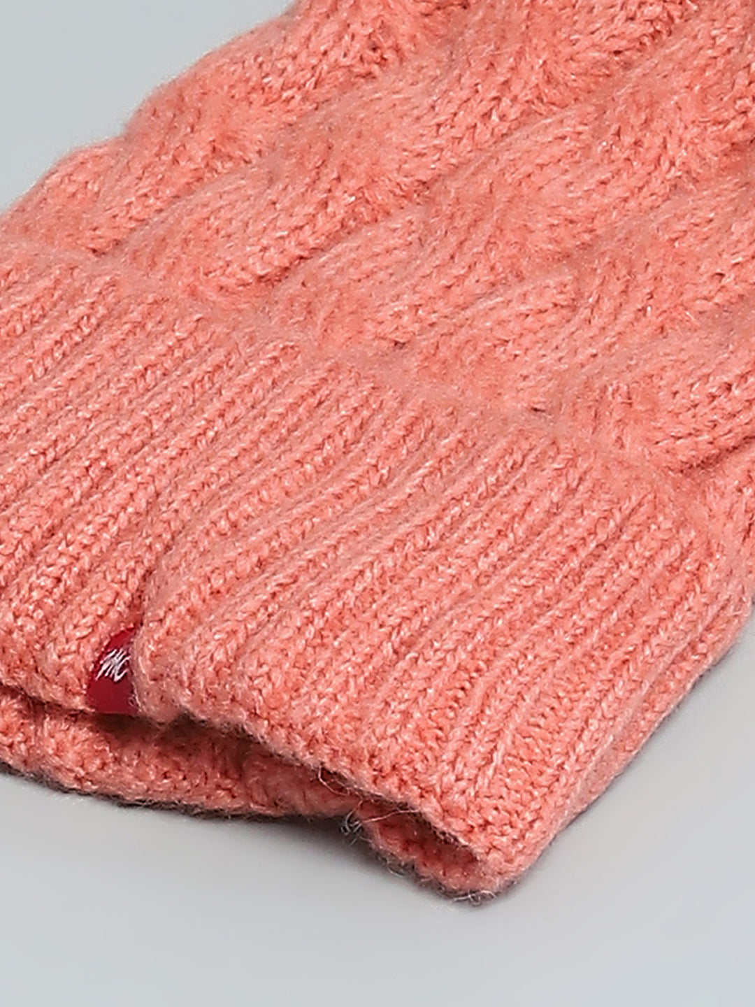 Women Pink Self Design Cap