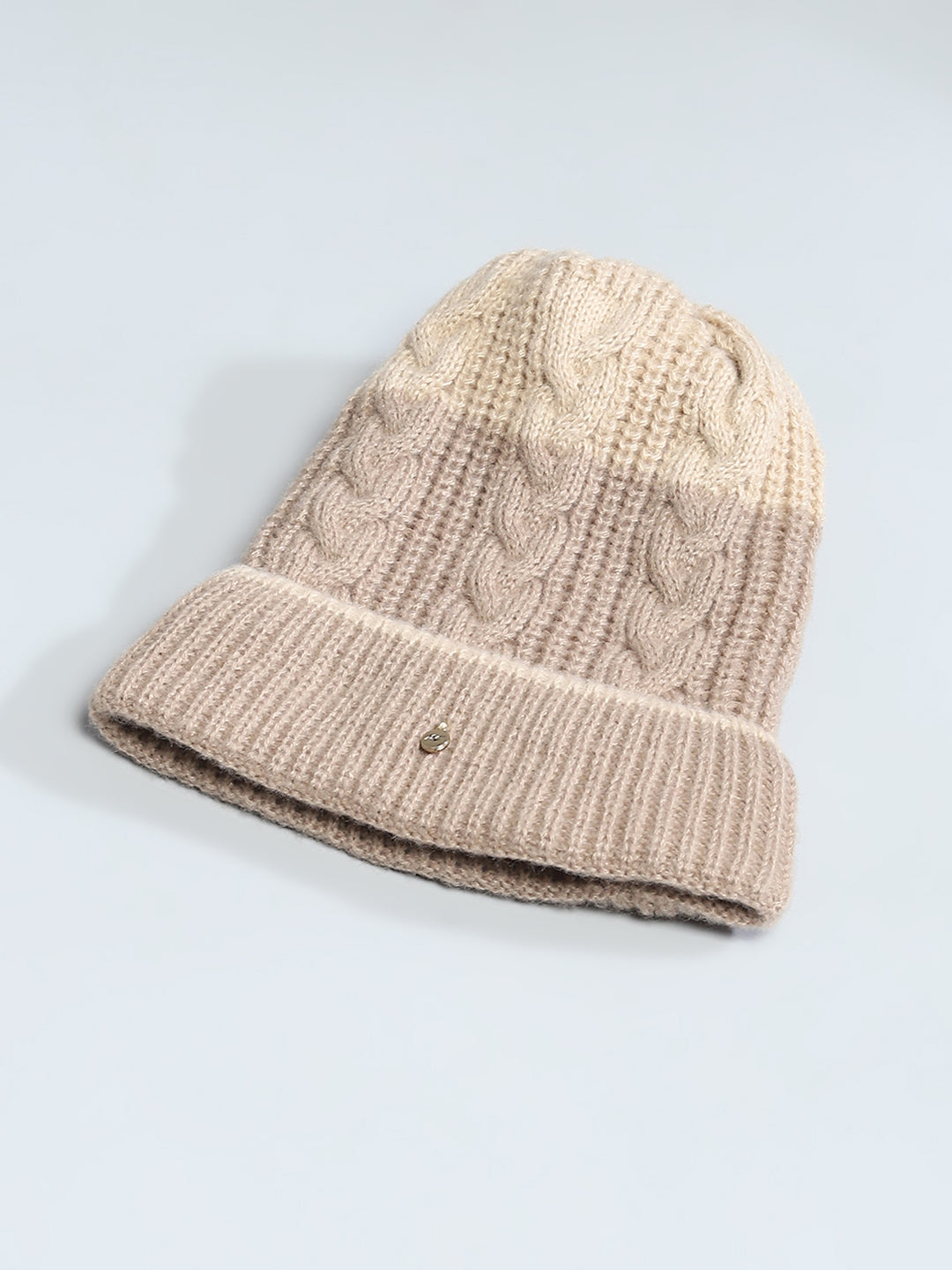 Kids Grey Self Design Cap