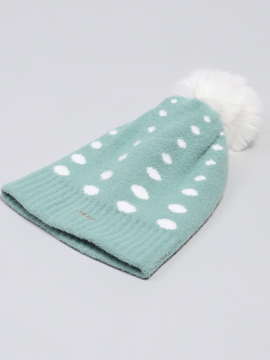 Kids Sky Blue Self Design Cap