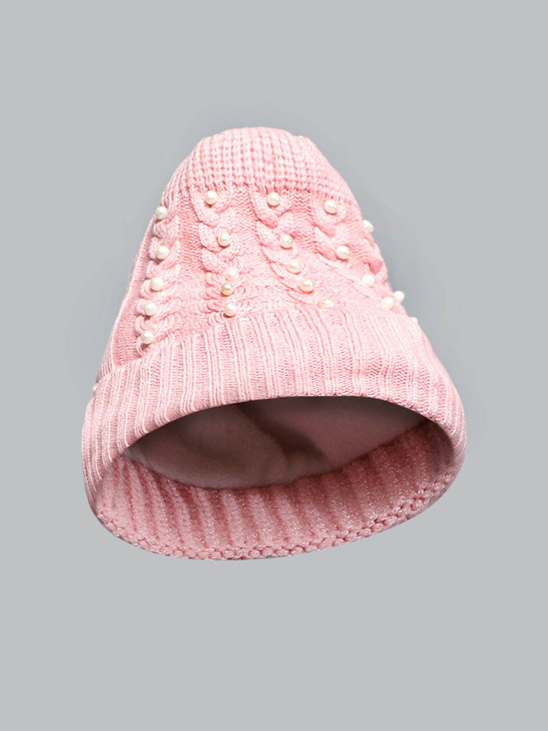 Kids Pink Self Design Cap