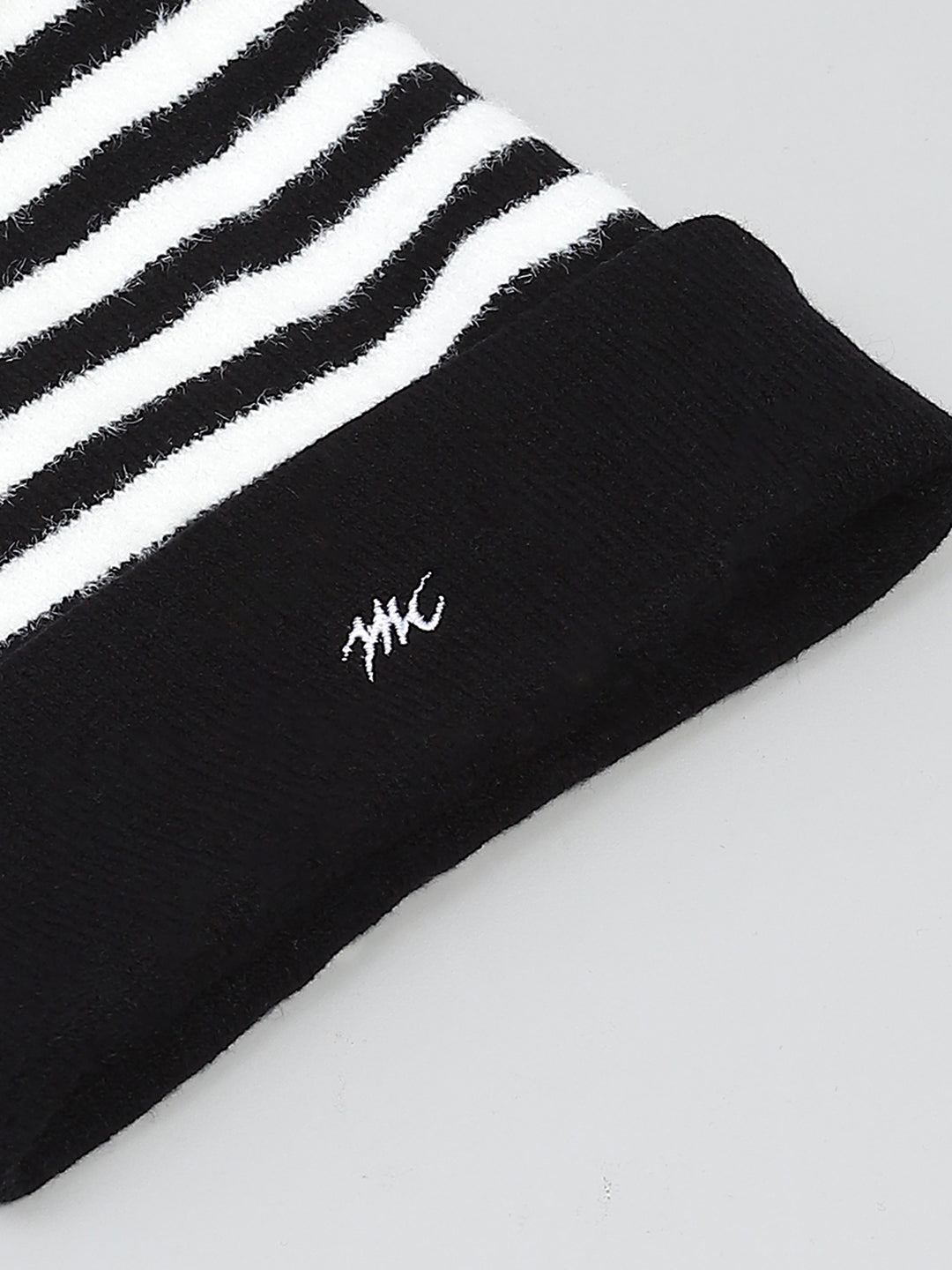 Kids Black Self Design Cap