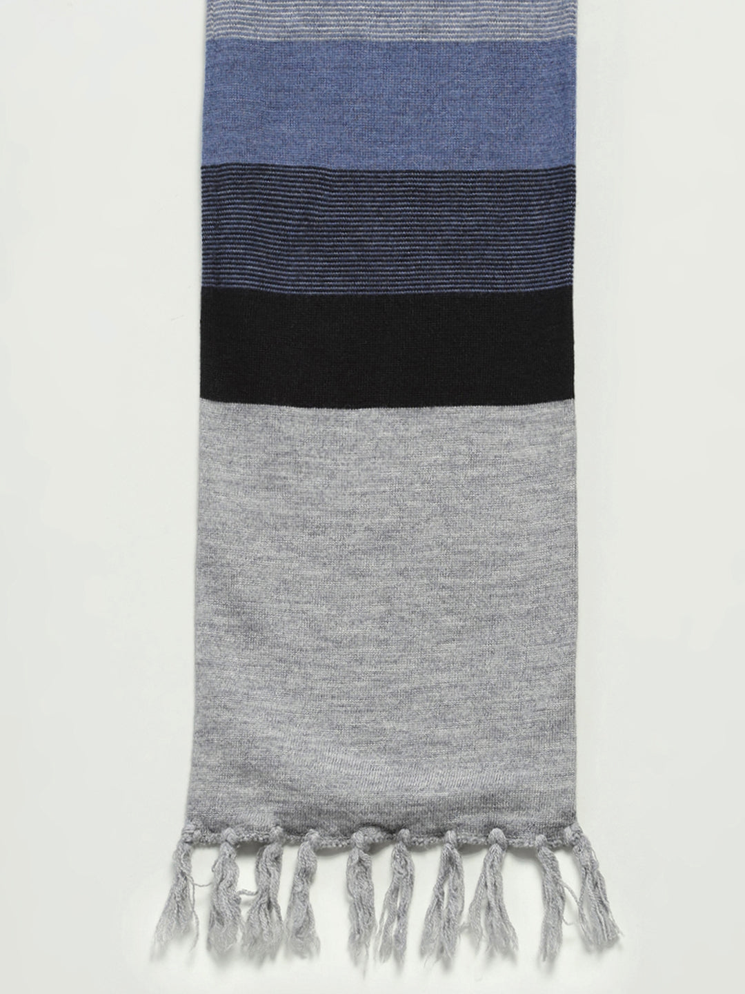 Men Multicolor Printed Pure Wool Muffler