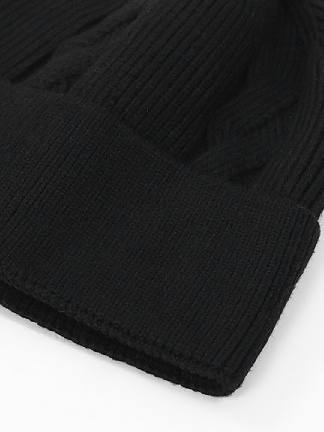 Men Grey Solid Blend Wool Cap