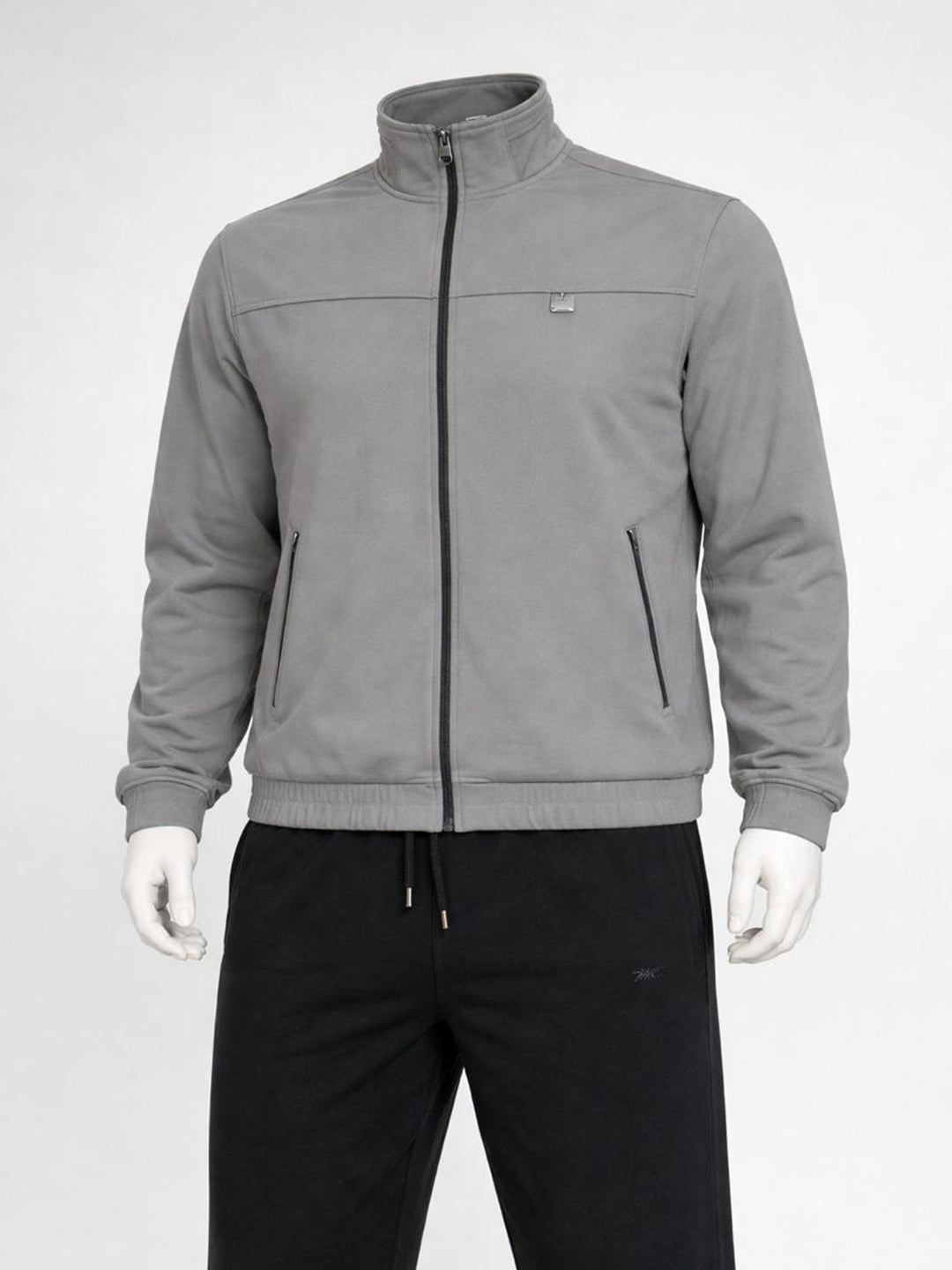 Monte Carlo Men Solid Polo Collar Full Sleeve Tracksuit