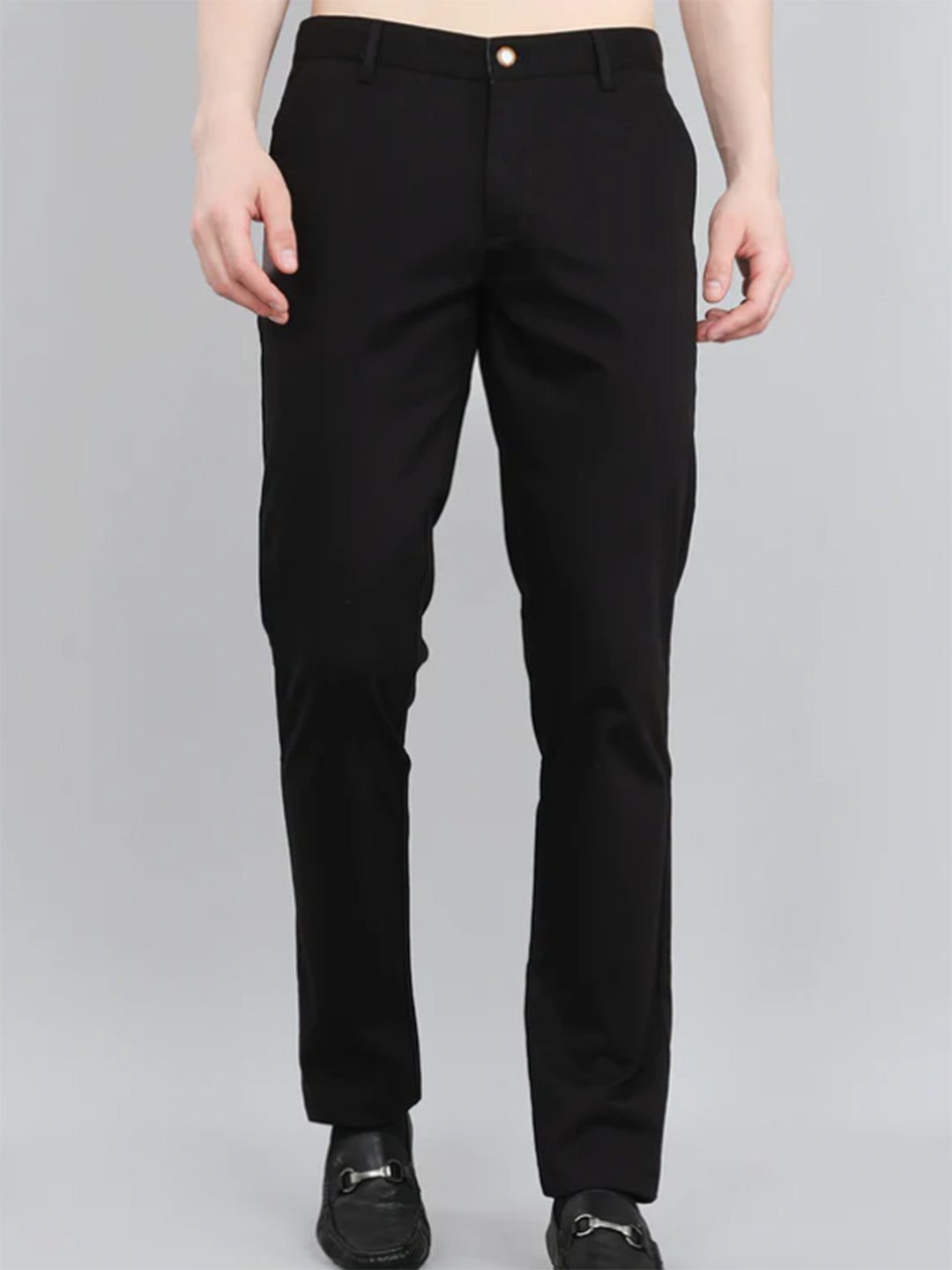 Monte Carlo Men Solid Regular Fit Trouser