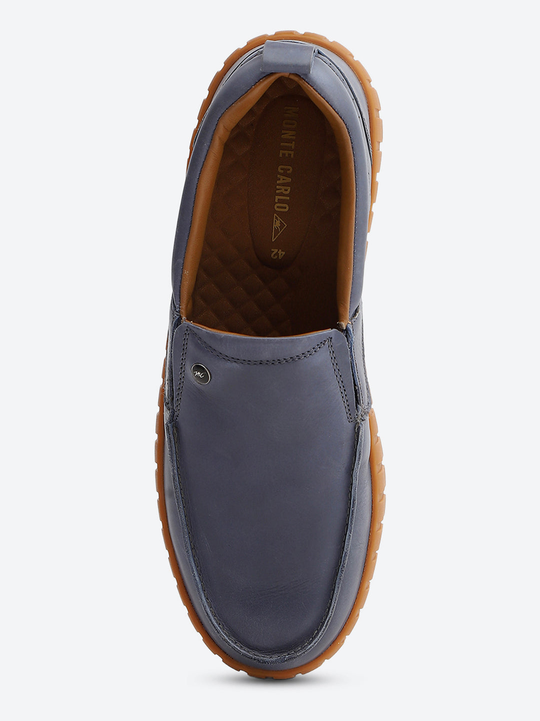 Monte Carlo Navy Blue Casual Slip-On Loafers/Moccasins for Men