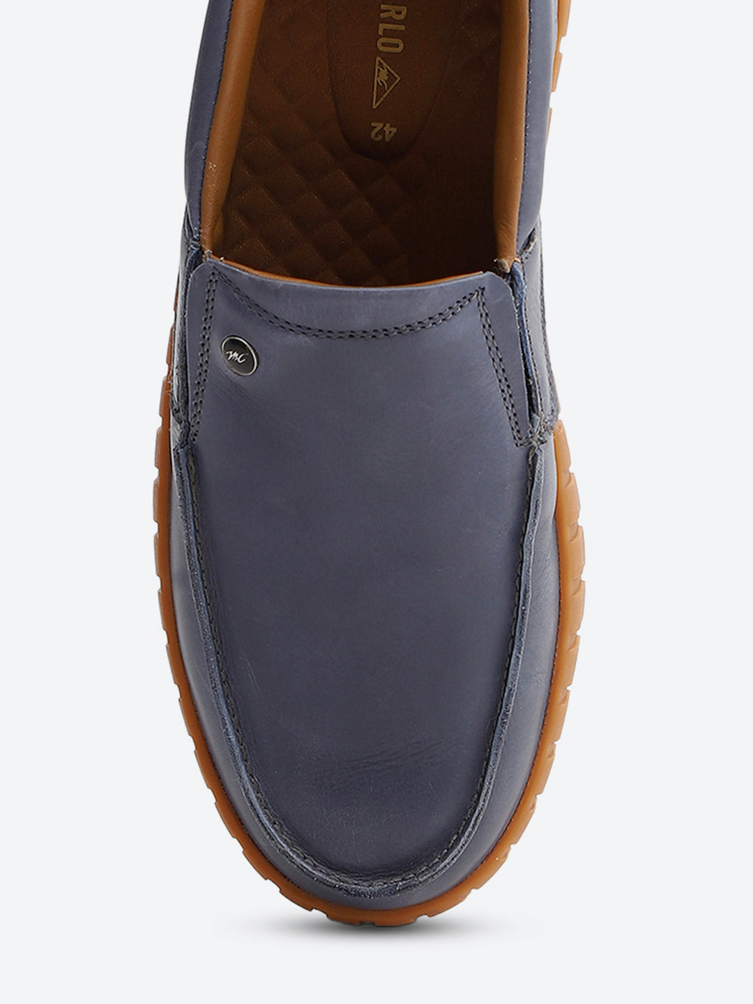 Monte Carlo Navy Blue Casual Slip-On Loafers/Moccasins for Men