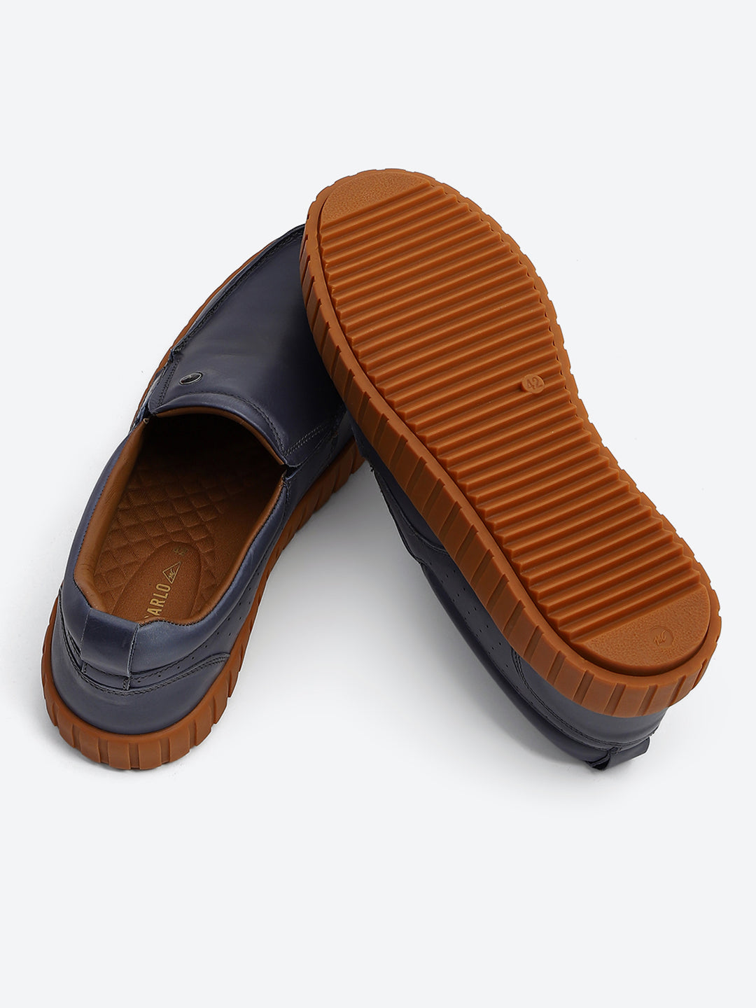 Monte Carlo Navy Blue Casual Slip-On Loafers/Moccasins for Men