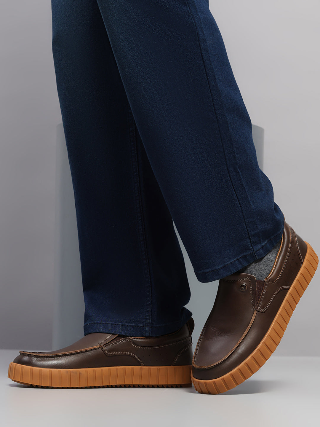 Monte Carlo Brown Casual Slip-On Loafers/Moccasins for Men