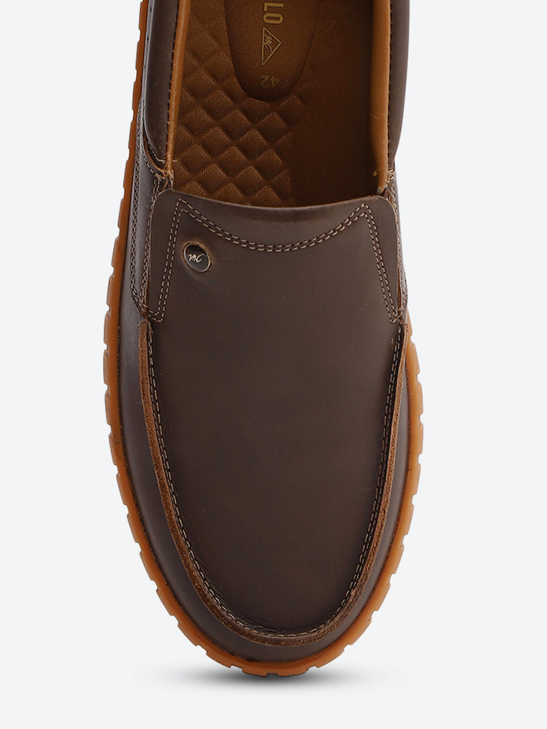 Monte Carlo Brown Casual Slip-On Loafers/Moccasins for Men