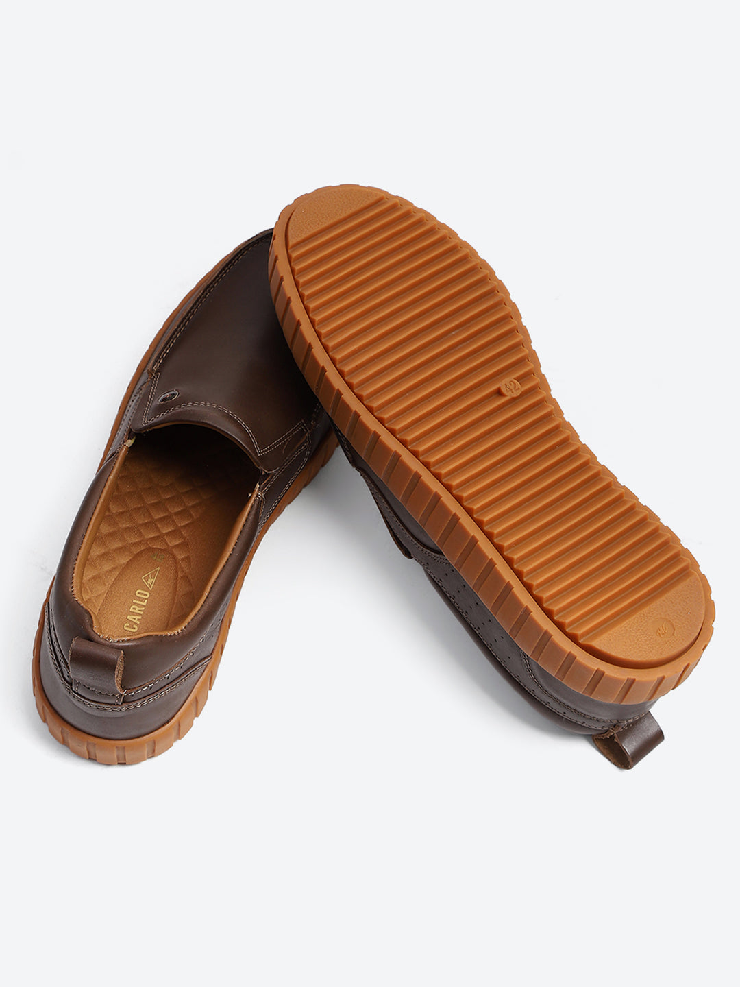 Monte Carlo Brown Casual Slip-On Loafers/Moccasins for Men