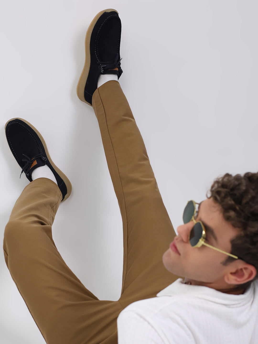 Monte Carlo Navy Blue Casual Moc-Toe-Lace Up Shoe for Men