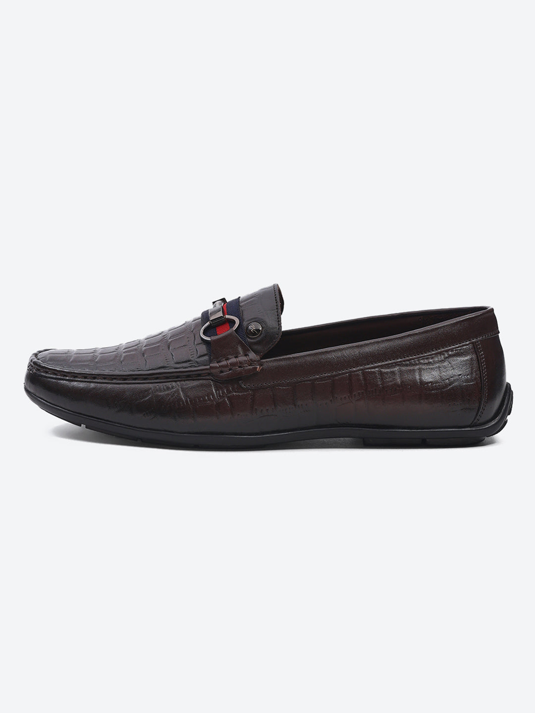 Men Brown Slip on Leather Loafers