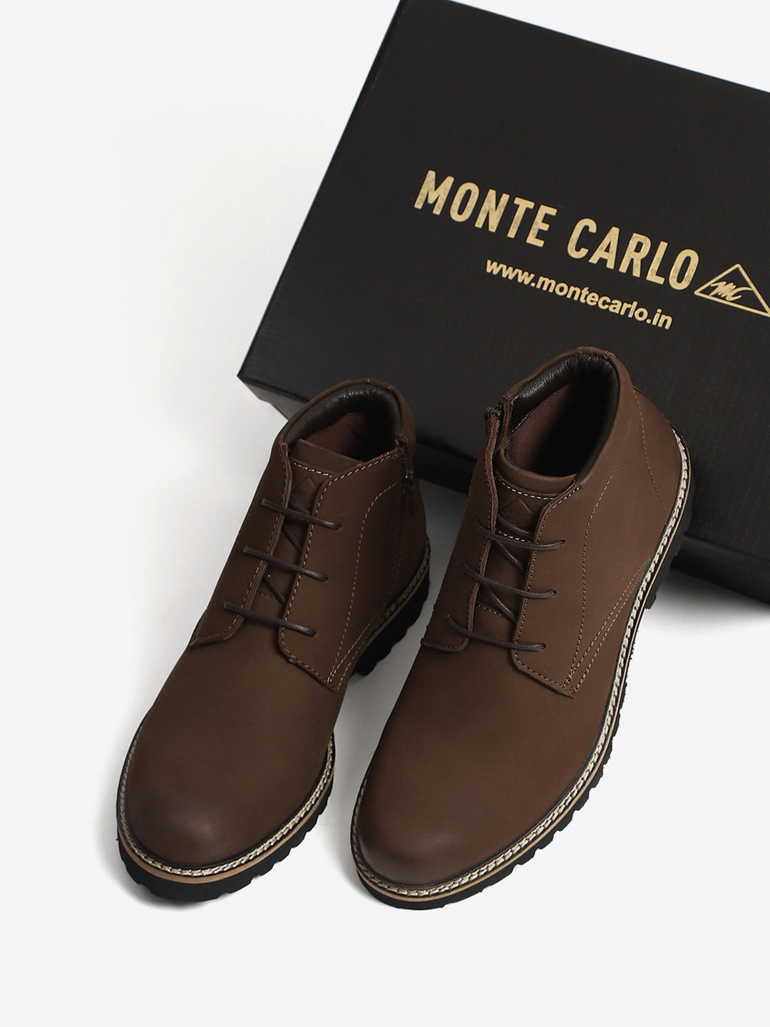 Monte Carlo Brown Casual Chukka Style Ankle Boots for Men