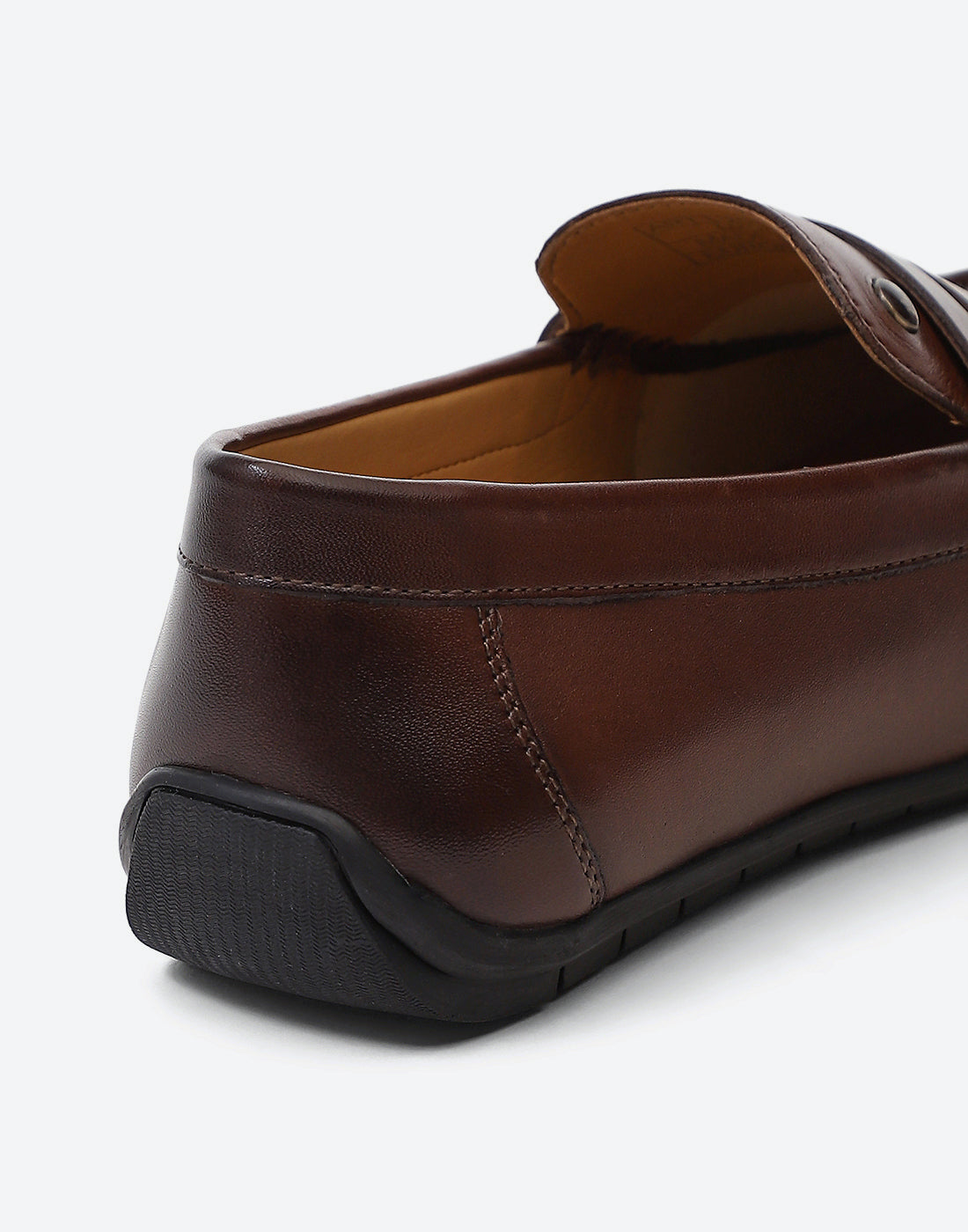 Men Brown Slip on Genuine Leather Loafers