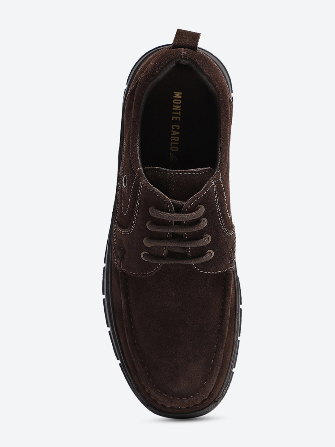 Monte Carlo Brown Moc-Toe | Comfortable Rugged & Everyday Casual Lace Up Style Shoe for Men