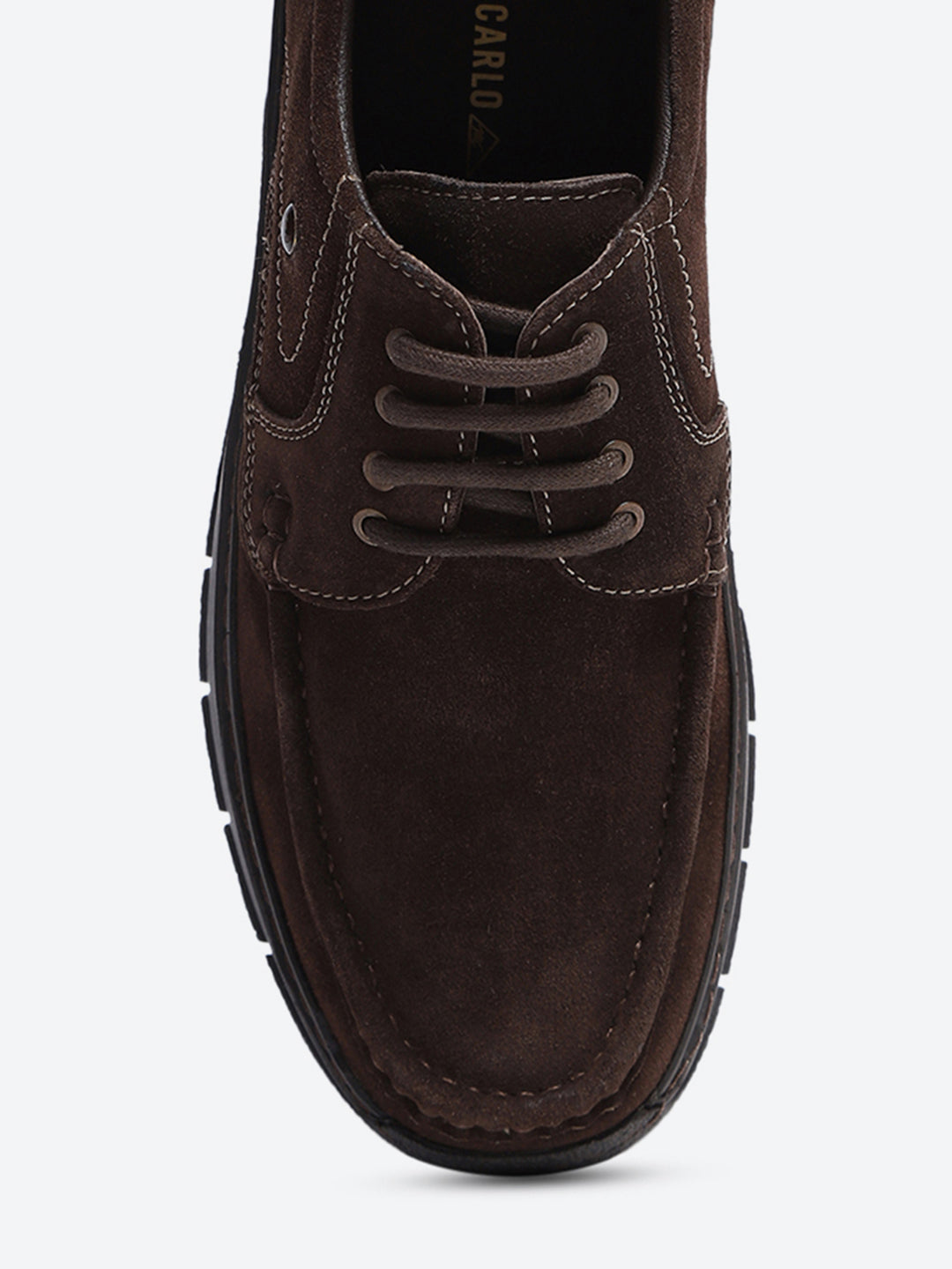 Monte Carlo Brown Moc-Toe | Comfortable Rugged & Everyday Casual Lace Up Style Shoe for Men
