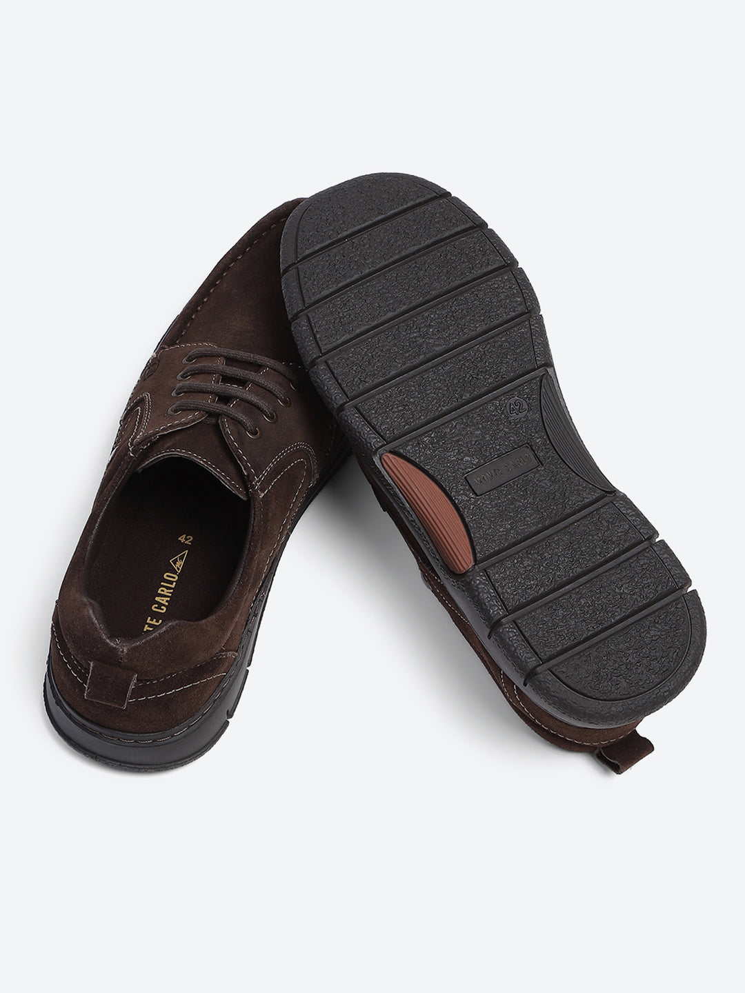 Monte Carlo Brown Moc-Toe | Comfortable Rugged & Everyday Casual Lace Up Style Shoe for Men