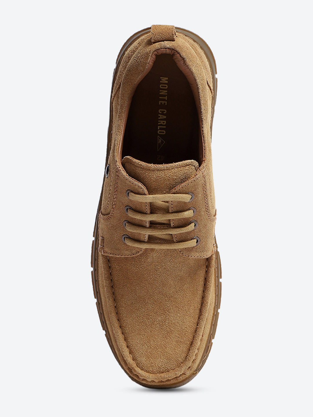 Monte Carlo Tan Moc-Toe | Comfortable Rugged & Everyday Casual Lace Up Style Shoe for Men
