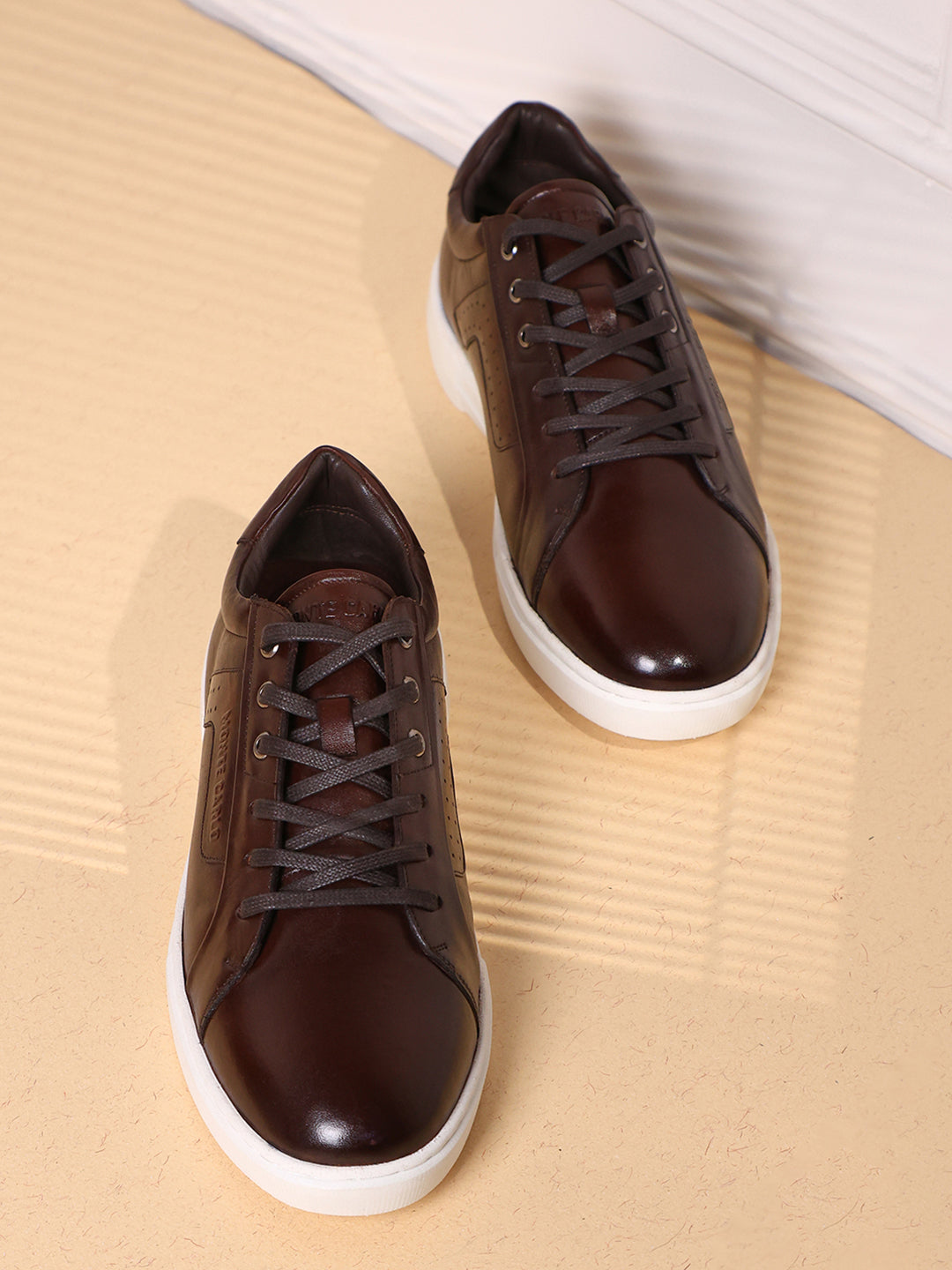 brown casual tennis shoes