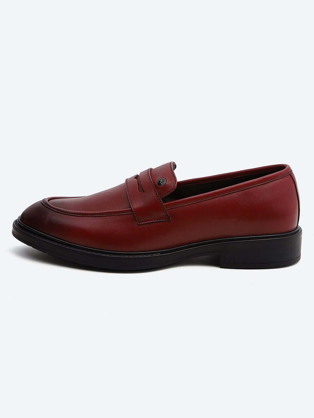 Monte Carlo Cherry Slip-On I Formal I Party Wear Leather Penny Loafers for Men