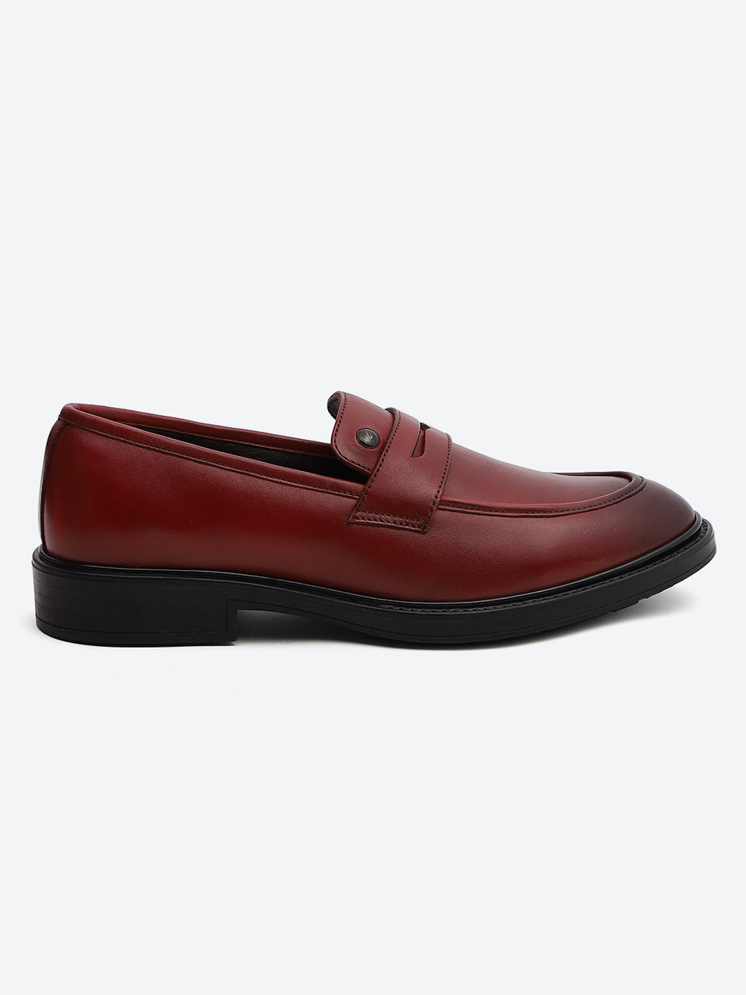 Monte Carlo Cherry Slip-On I Formal I Party Wear Leather Penny Loafers for Men