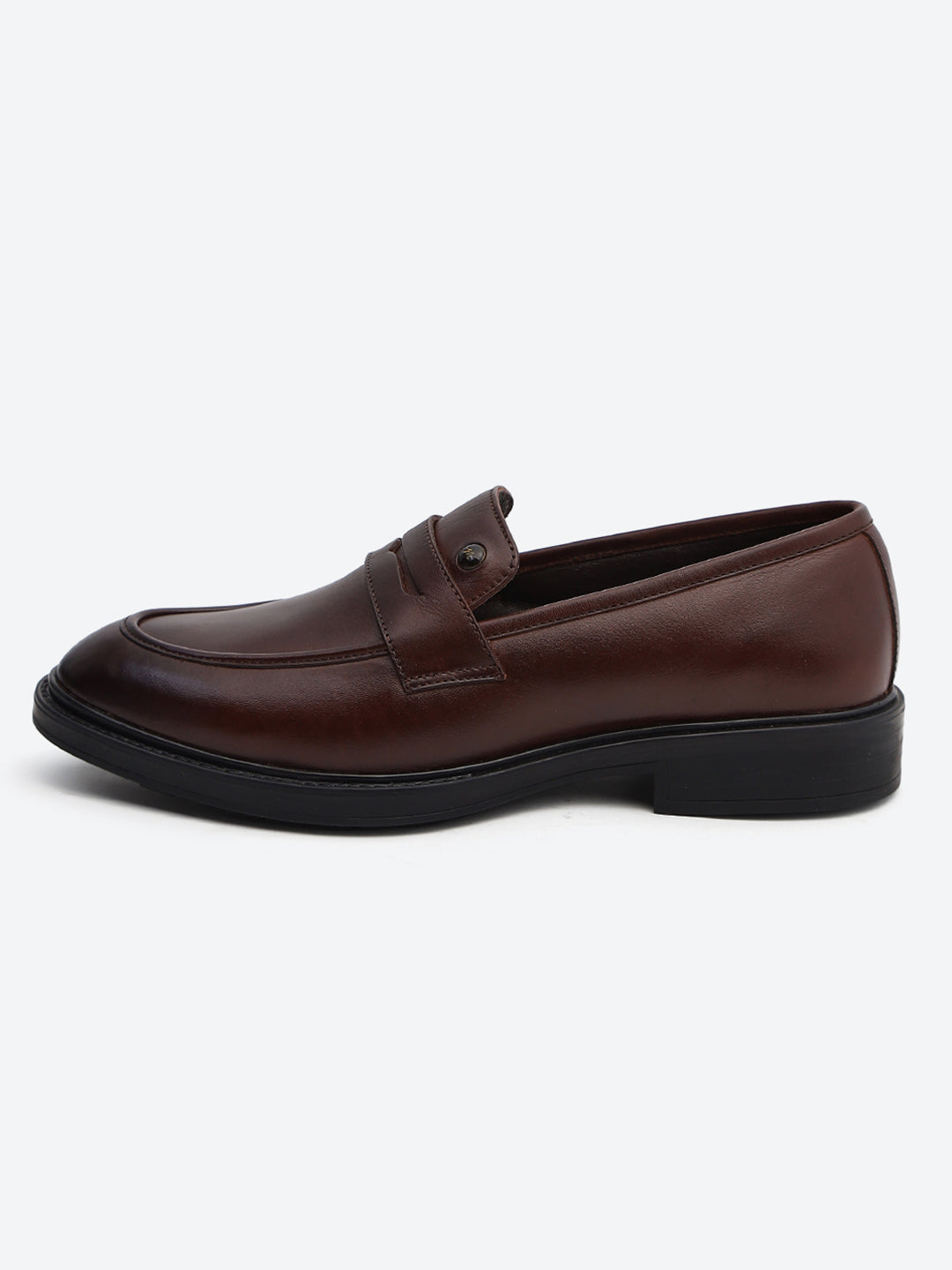Monte Carlo Brown Slip-On I Formal I Party Wear Leather Penny Loafers for Men