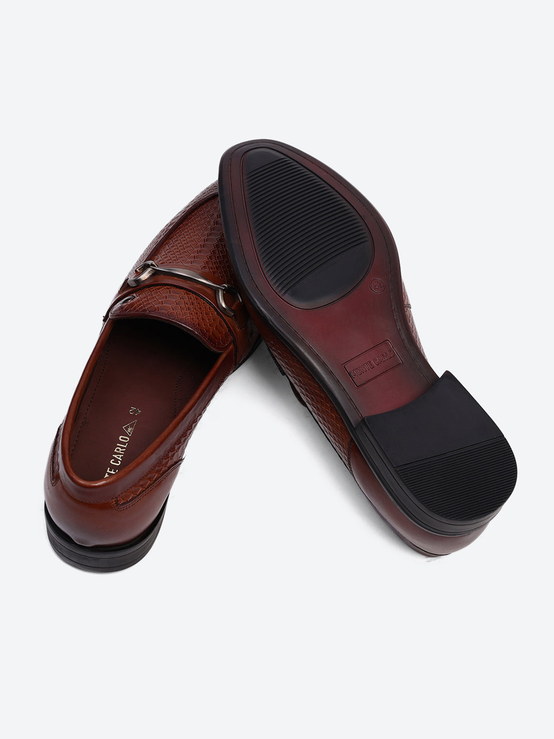 Monte Carlo Tan Horsebit Loafers for Men