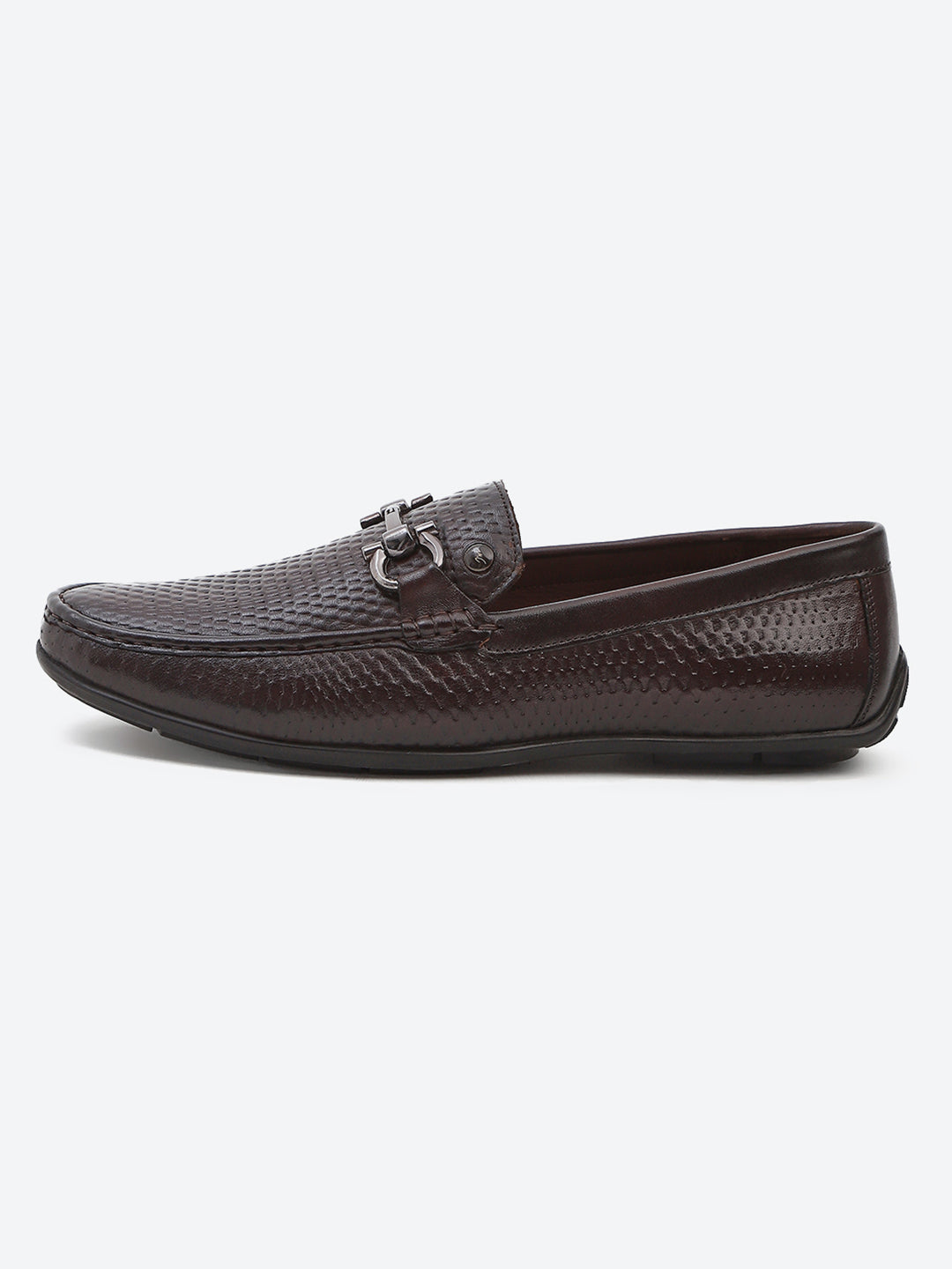 Men Brown Slip on Leather Loafers