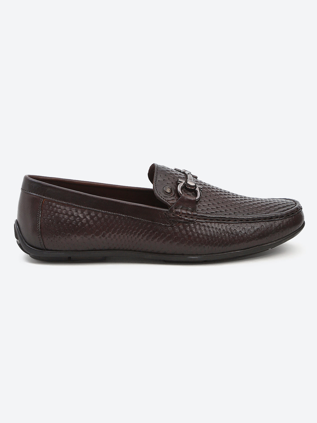 Men Brown Slip on Leather Loafers