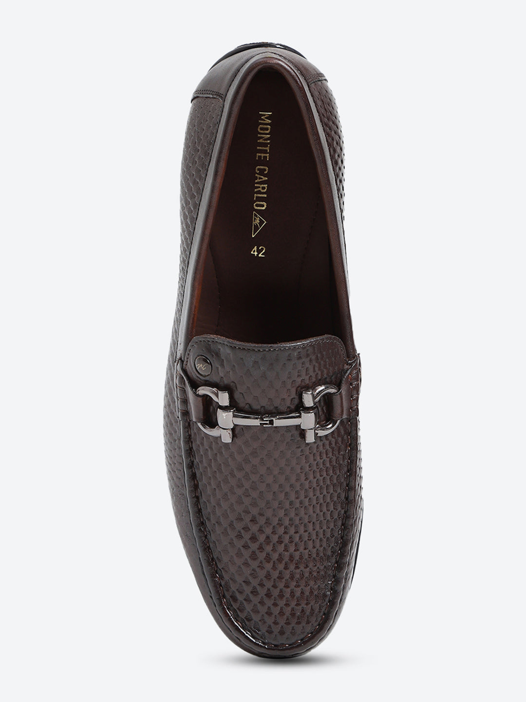 Men Brown Slip on Leather Loafers