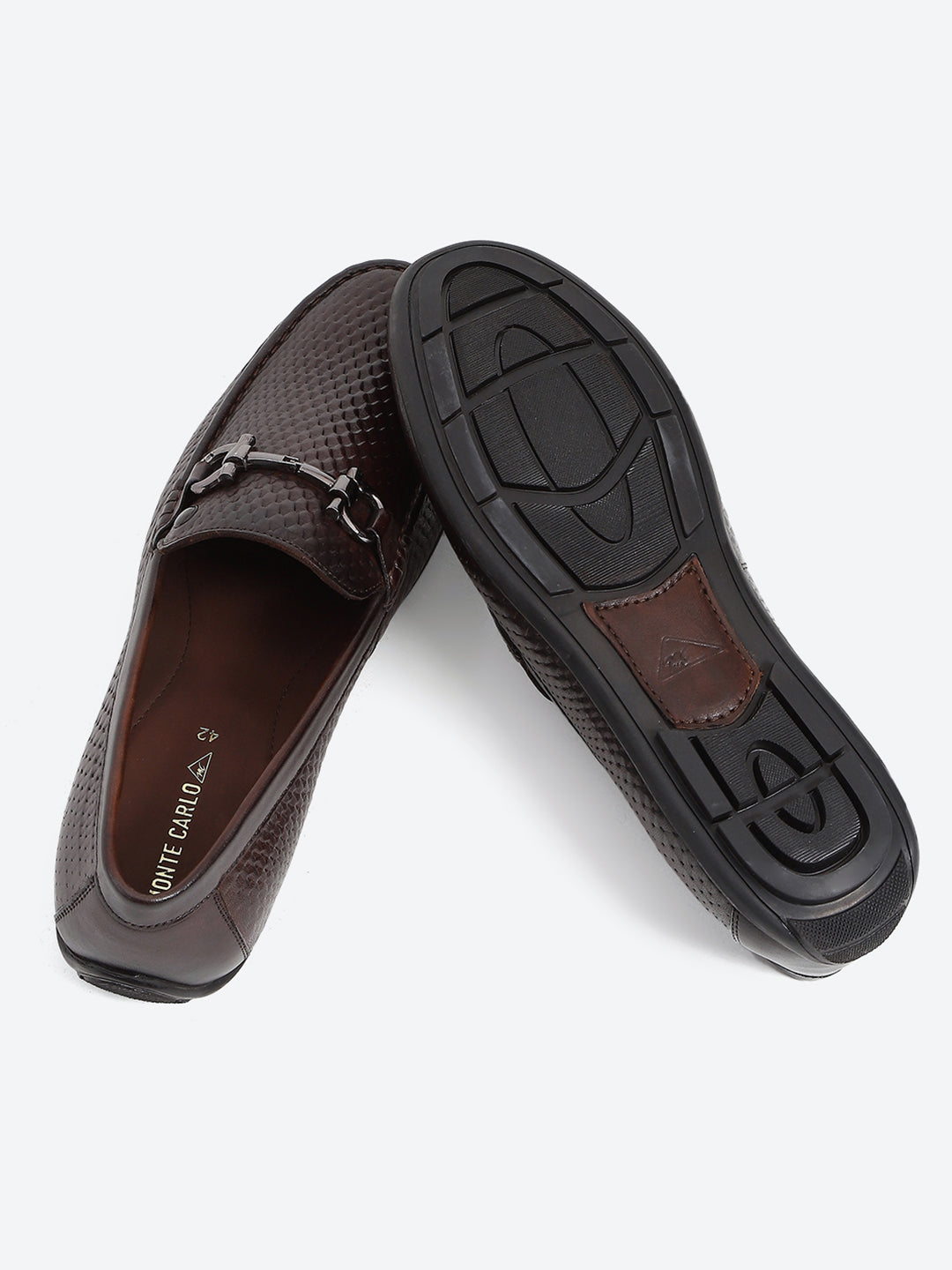 Men Brown Slip on Leather Loafers