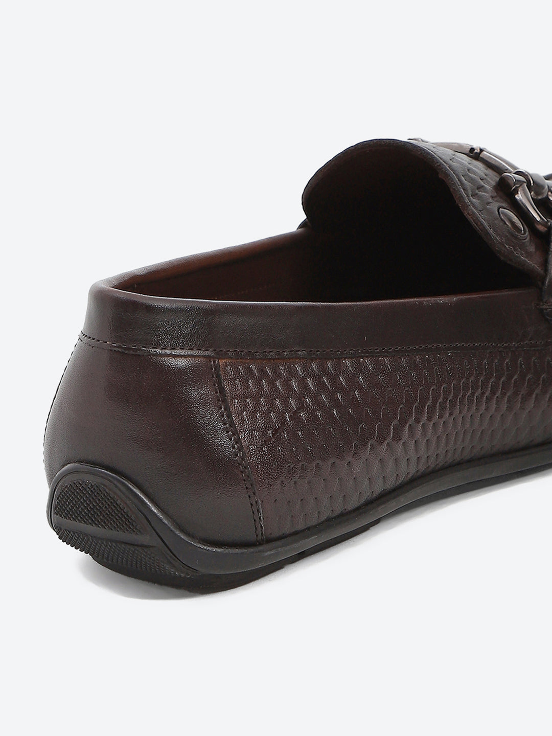 Men Brown Slip on Leather Loafers