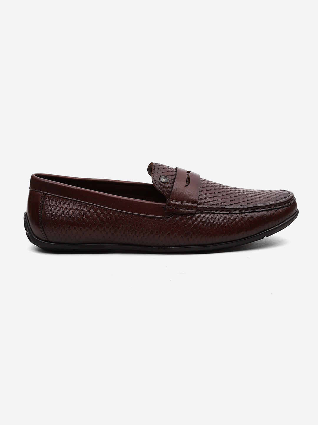 Men Tan Comfortable Slip on Leather Loafers