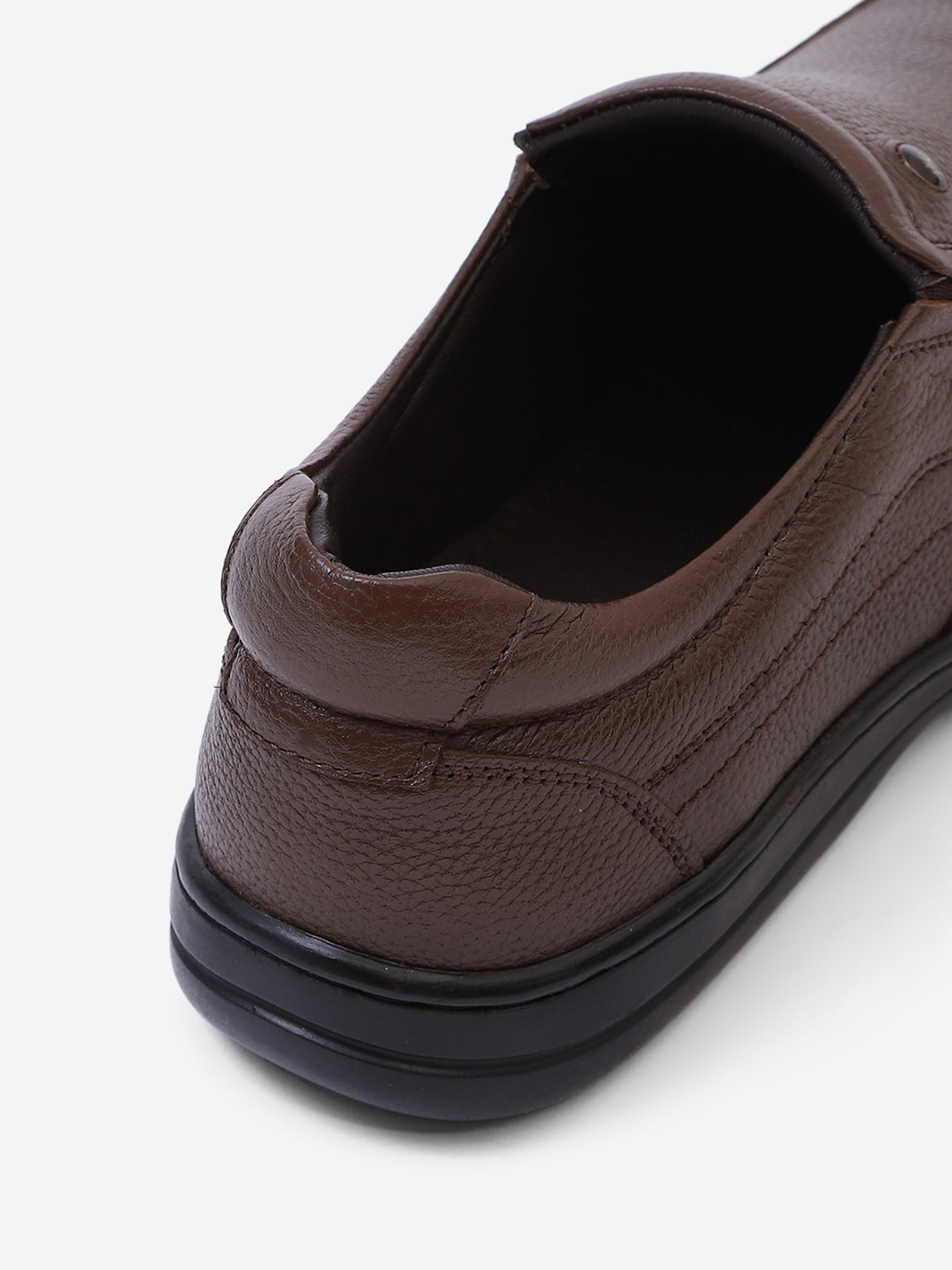 Monte Carlo Brown Comfort Slip on Formal Shoes for Men