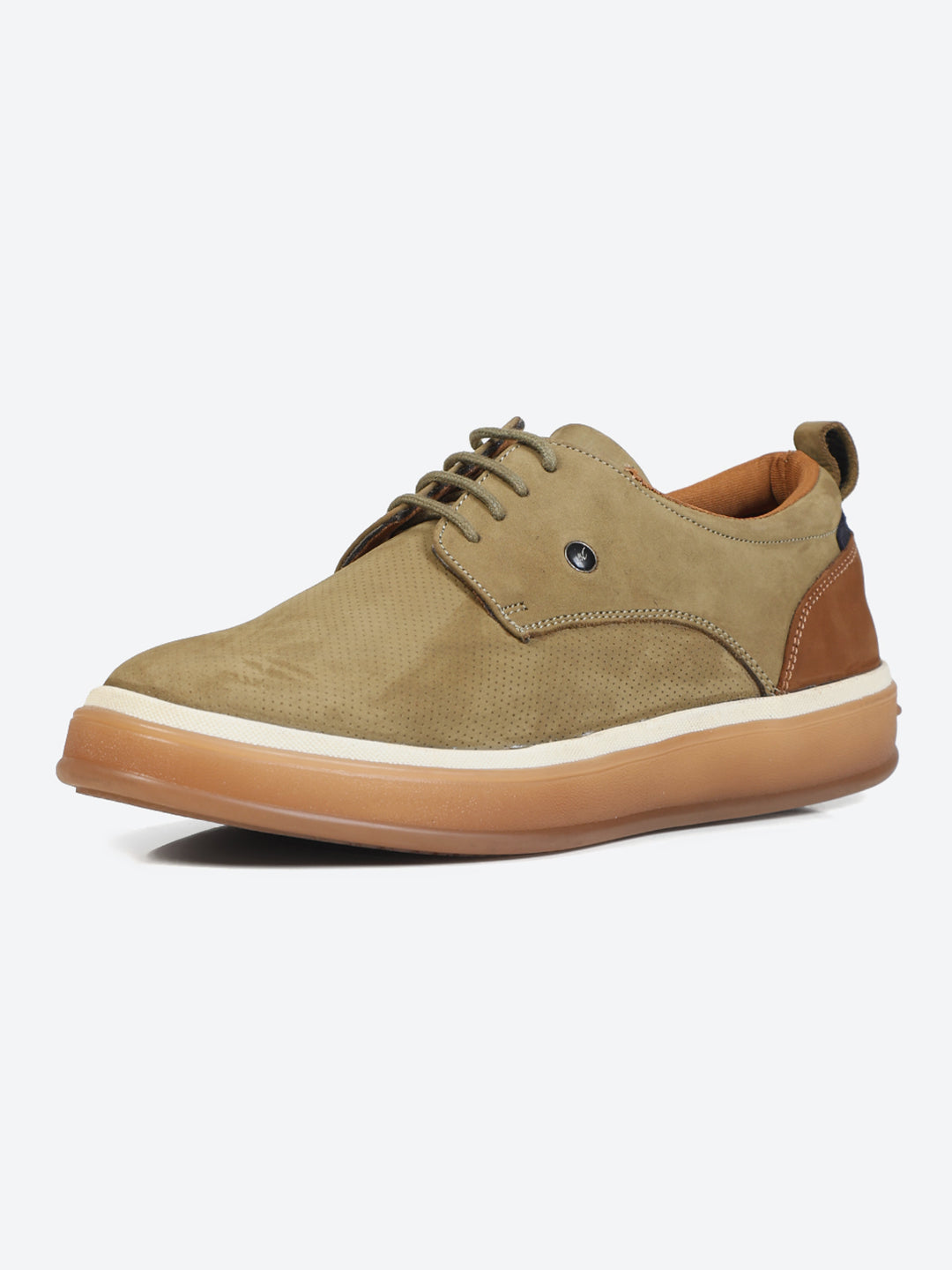 Monte Carlo Olive Casual Lace Up Sneakers Shoes for Men
