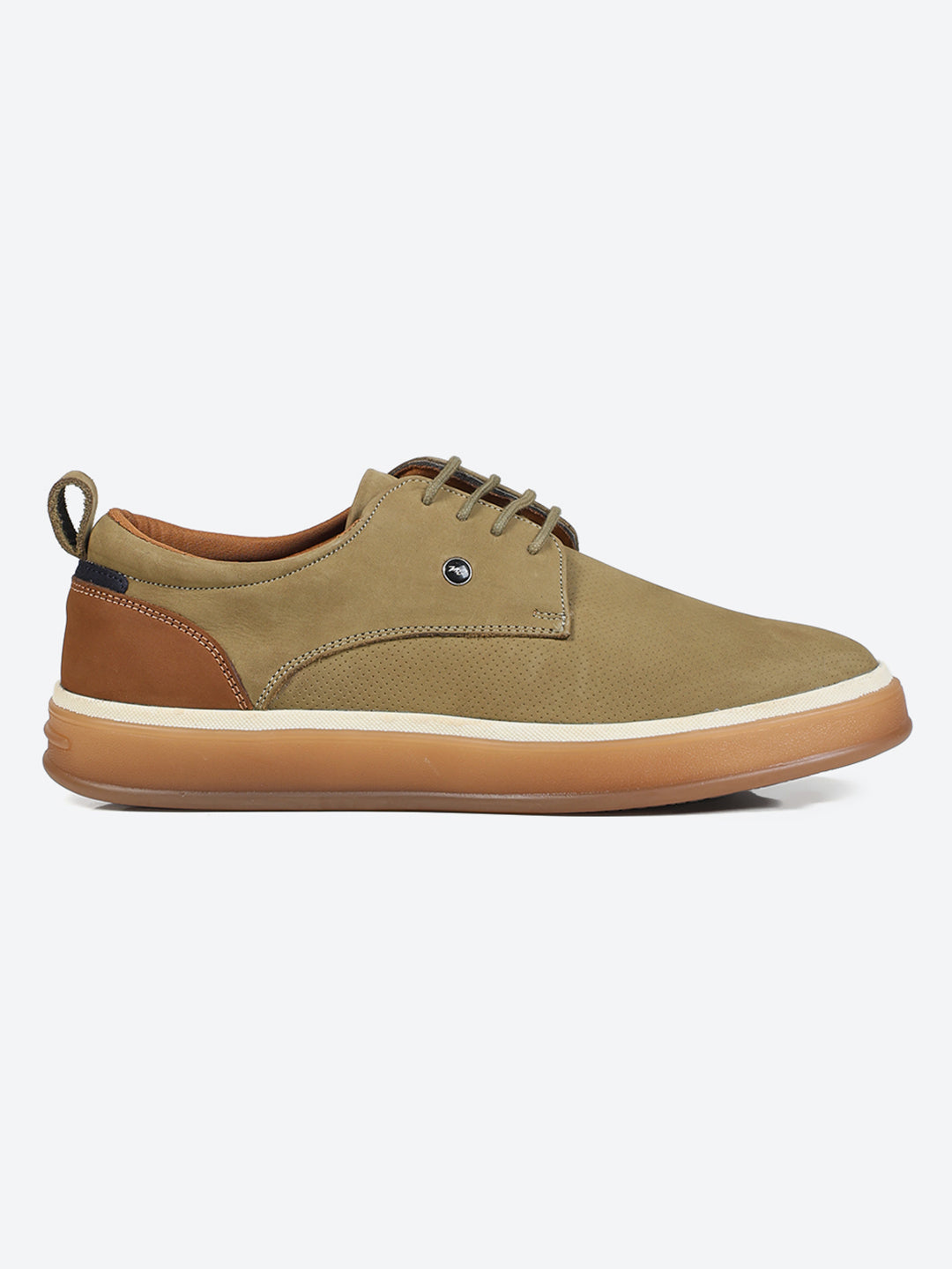 Monte Carlo Olive Casual Lace Up Sneakers Shoes for Men