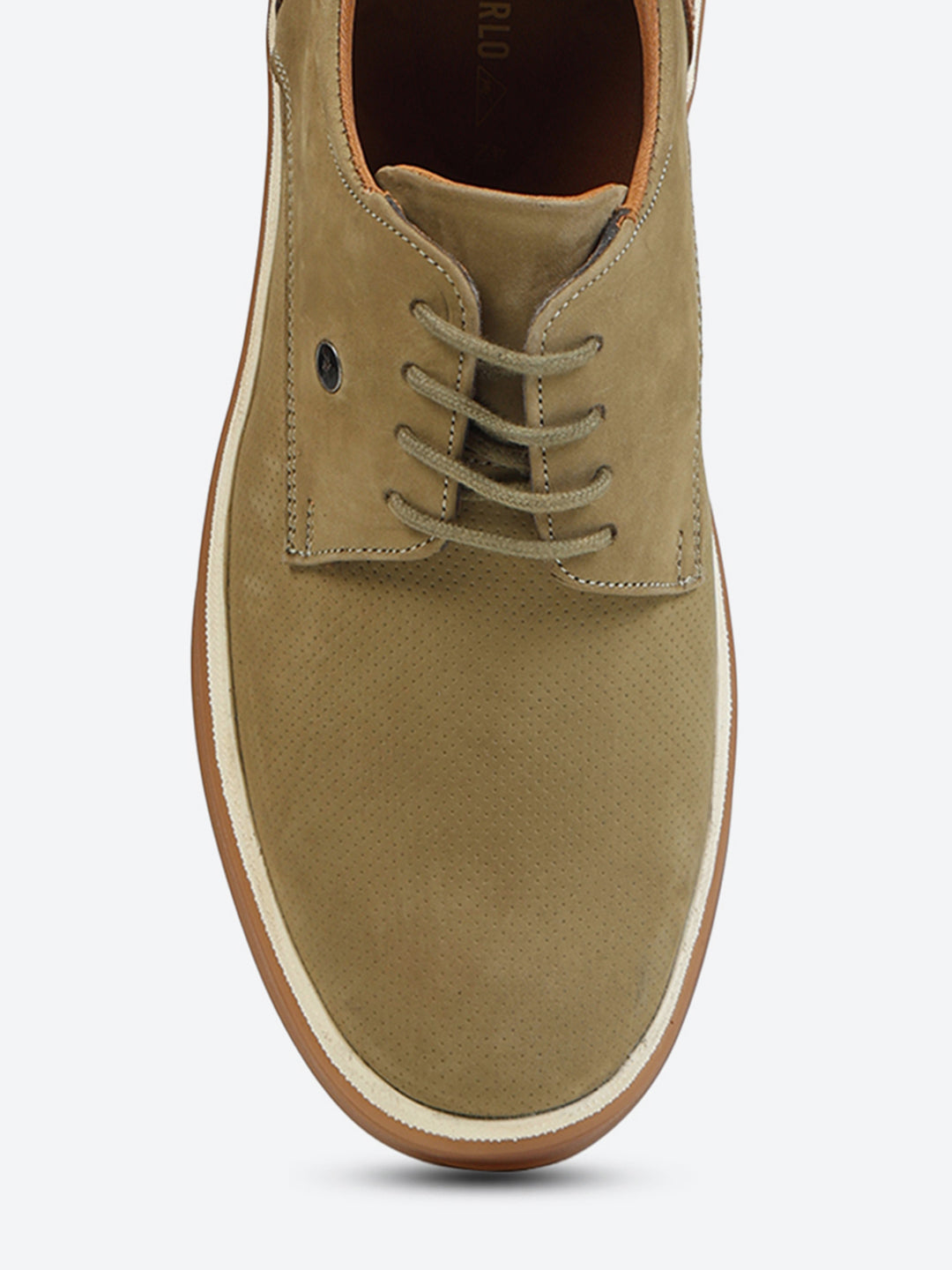 Monte Carlo Olive Casual Lace Up Sneakers Shoes for Men