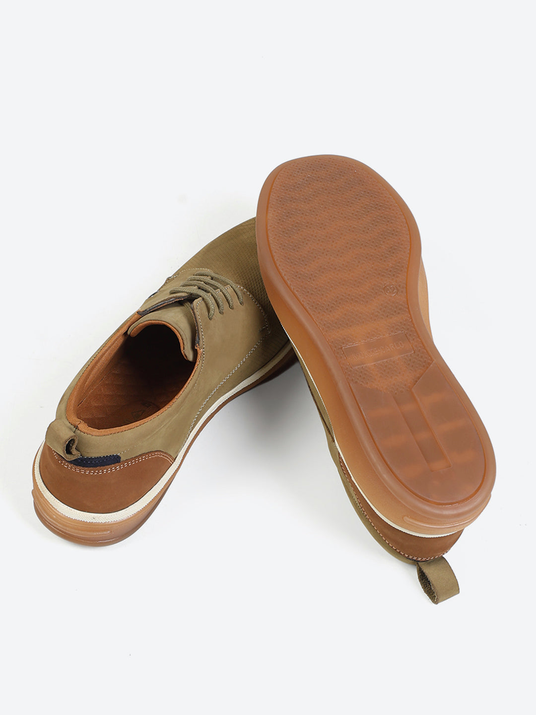 Monte Carlo Olive Casual Lace Up Sneakers Shoes for Men