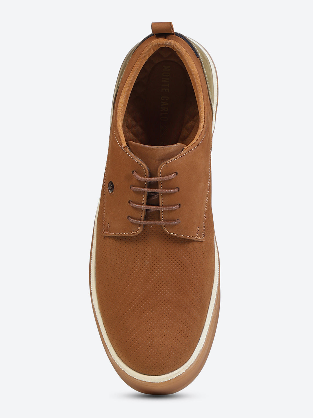 Monte Carlo Tan Casual Lace Up Sneakers Shoes for Men