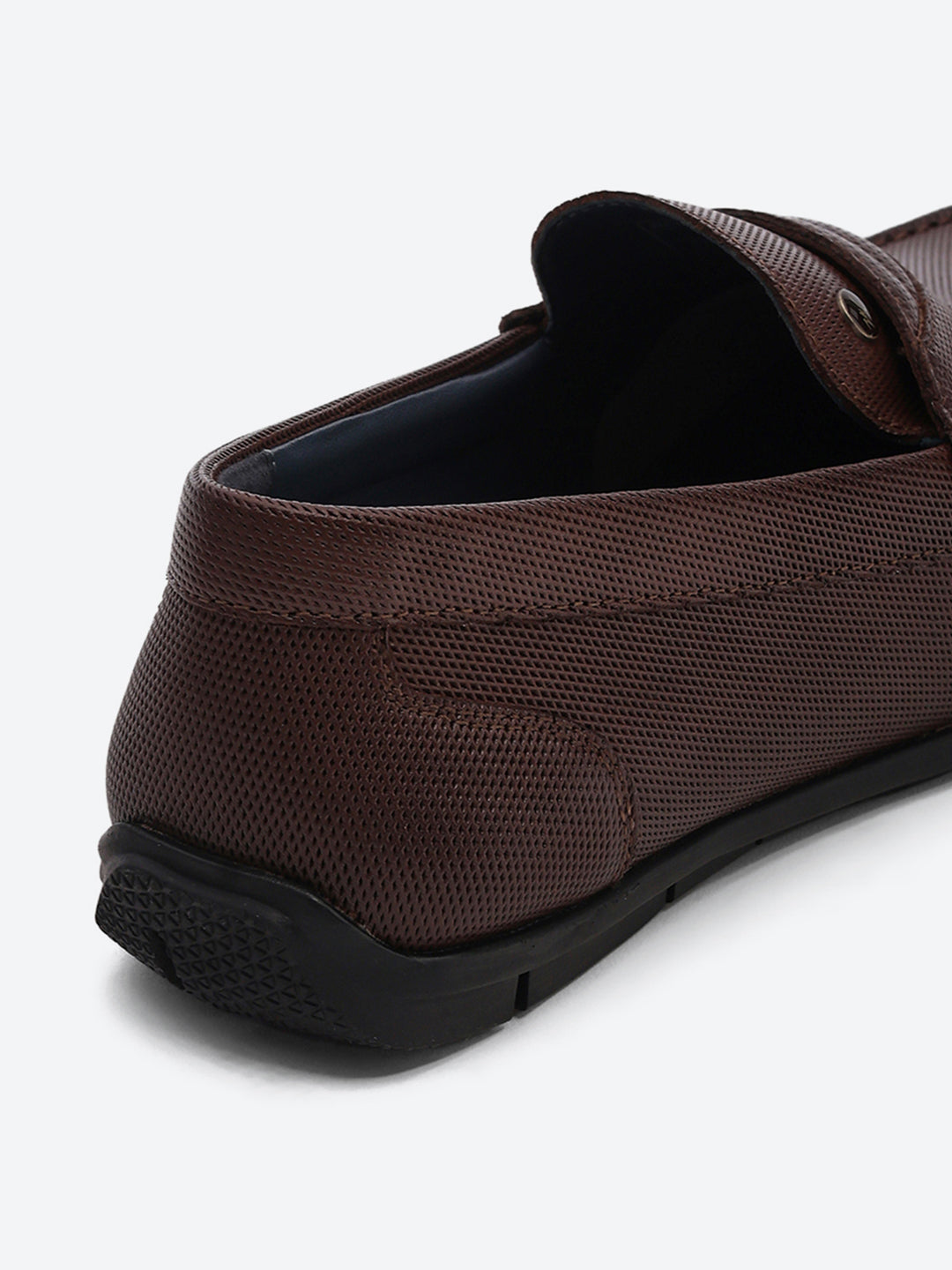 Men Brown Slip on Genuine Leather Loafers