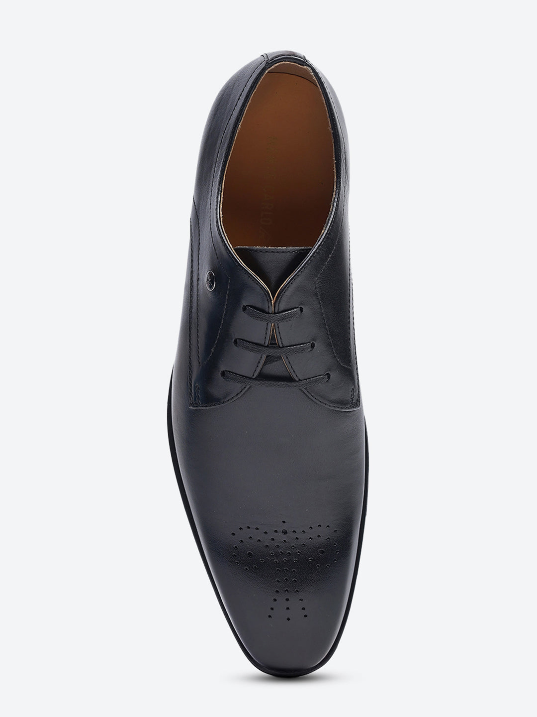 Men Black Lace Up Genuine Leather Formal Shoes