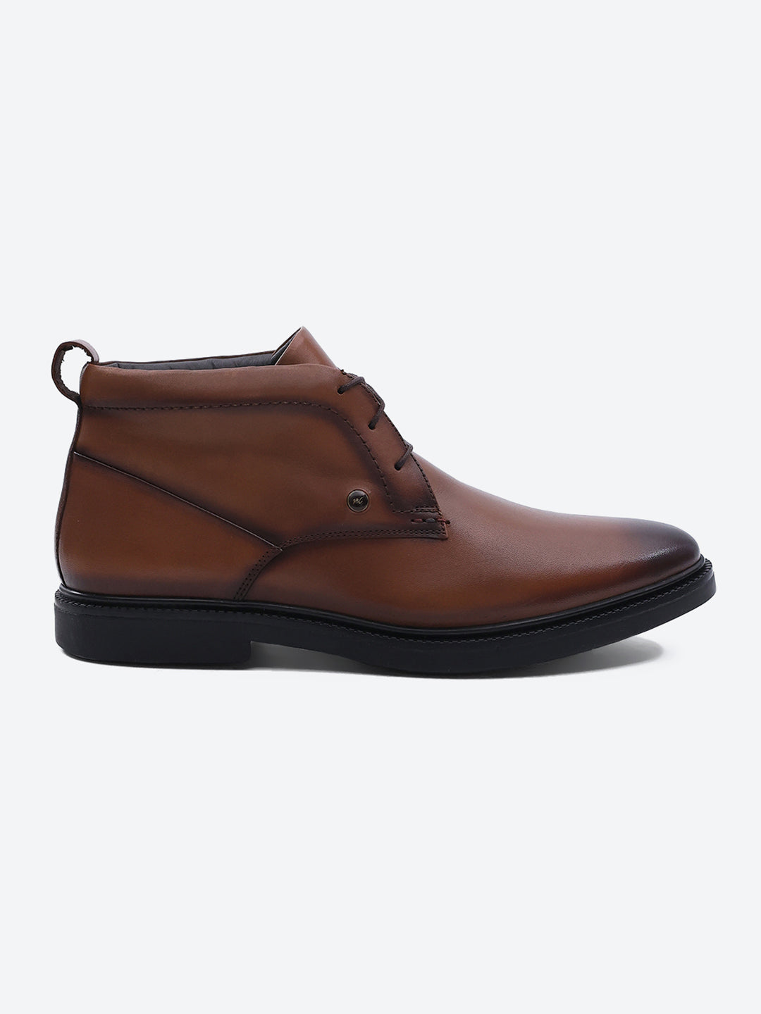 Monte Carlo Tan Lace Up Ankle Boots for Men