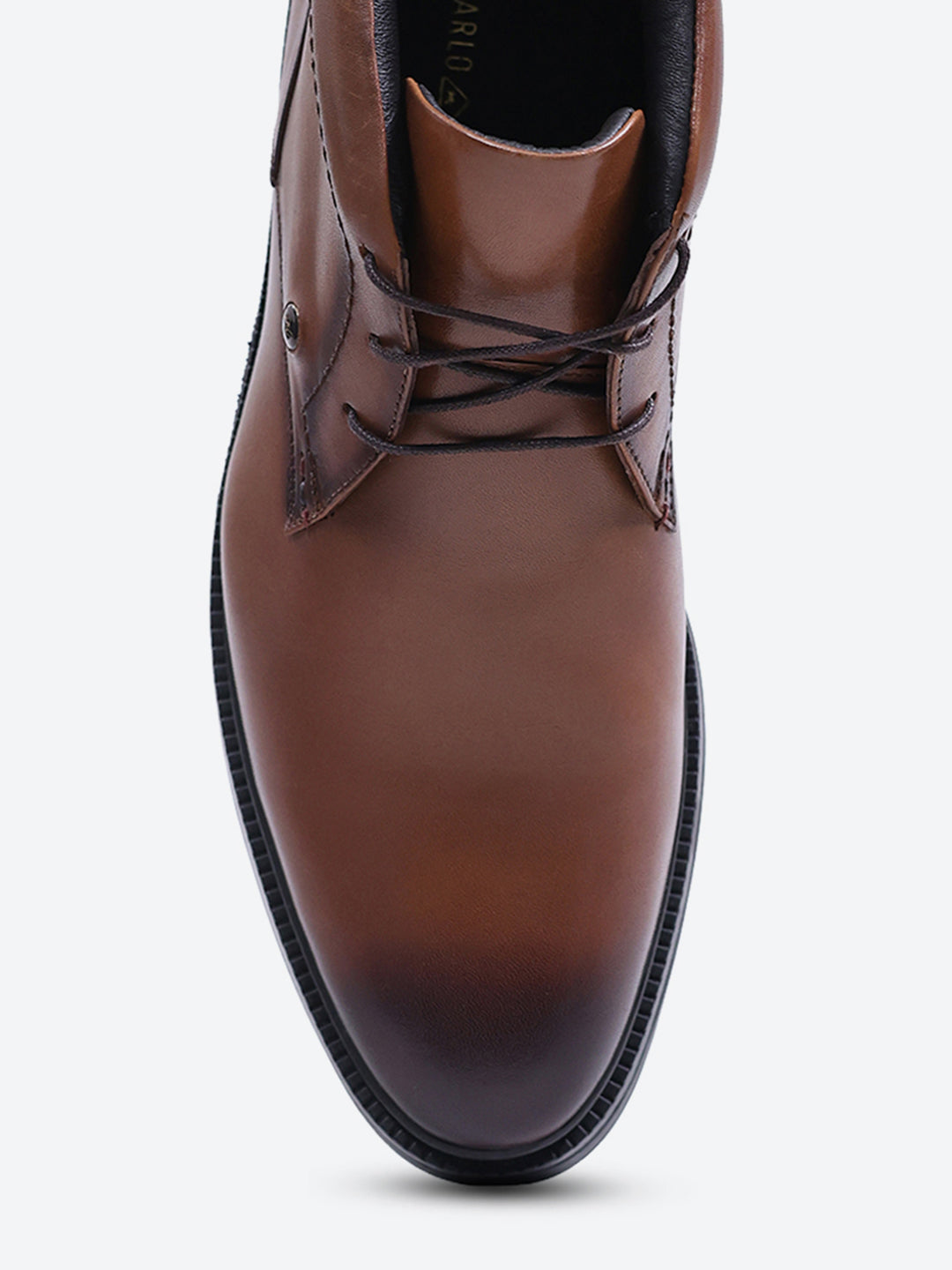 Monte Carlo Tan Lace Up Ankle Boots for Men