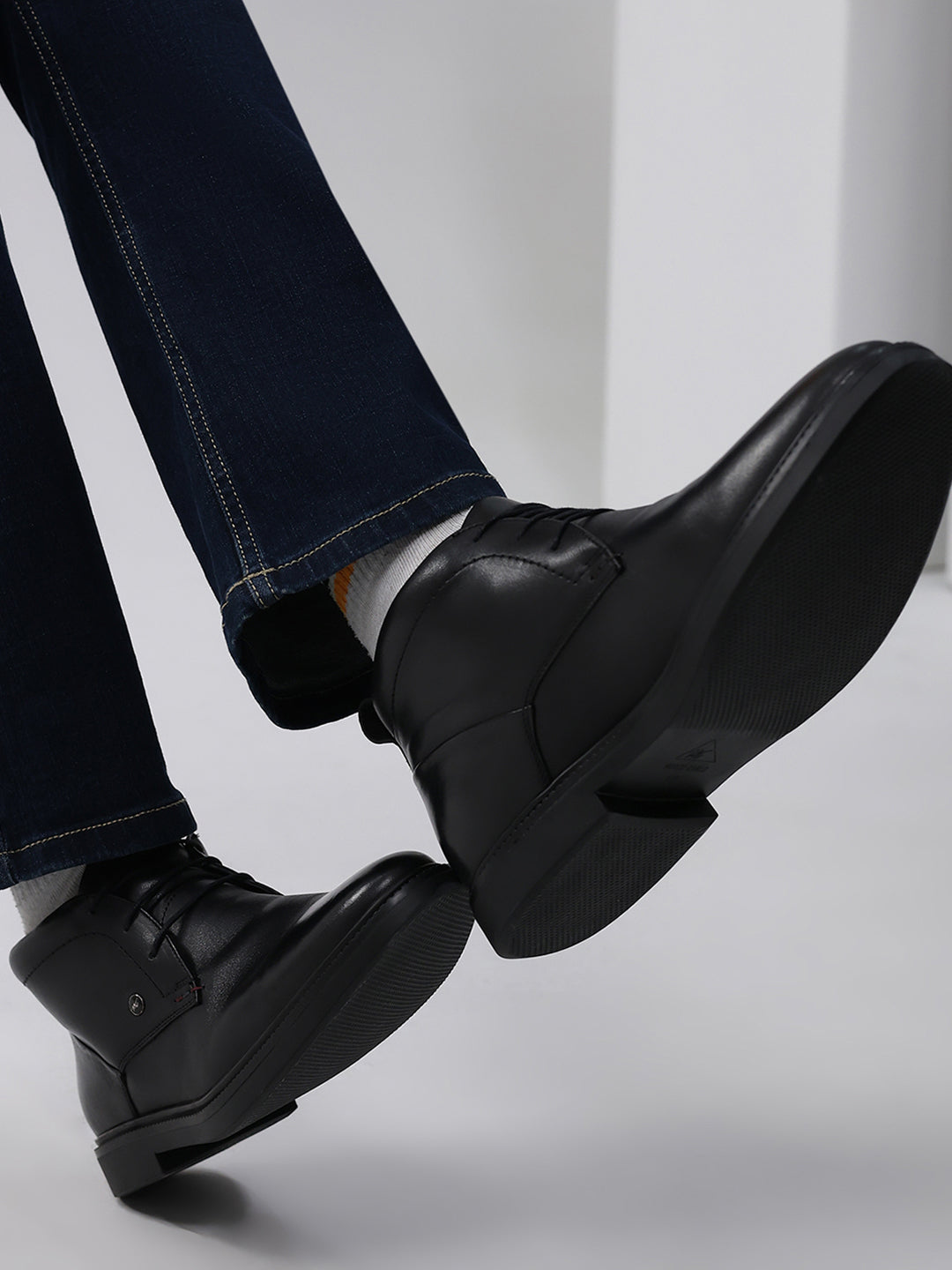 Monte Carlo Black Chukka Formal | Smart Casual Lace Up Ankle Boots for Men