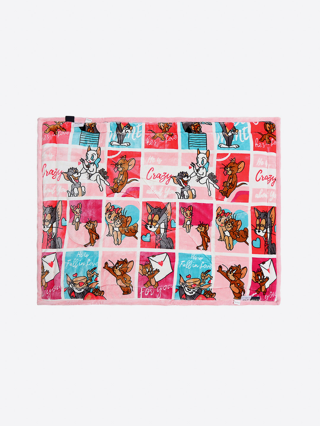 Printed Baby Blanket 3 Ply, 1609 GSM 5Pcs Set (1 Baby Comforter, 1 Bedsheet, 1 Neck Pillow & 2 Bolster)