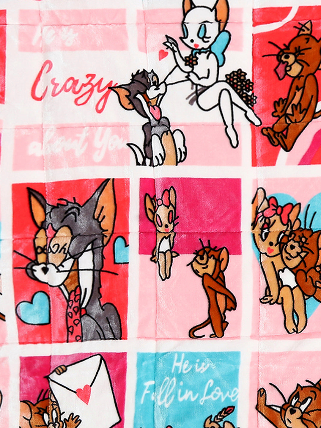 Printed Baby Blanket 3 Ply, 1609 GSM 5Pcs Set (1 Baby Comforter, 1 Bedsheet, 1 Neck Pillow & 2 Bolster)