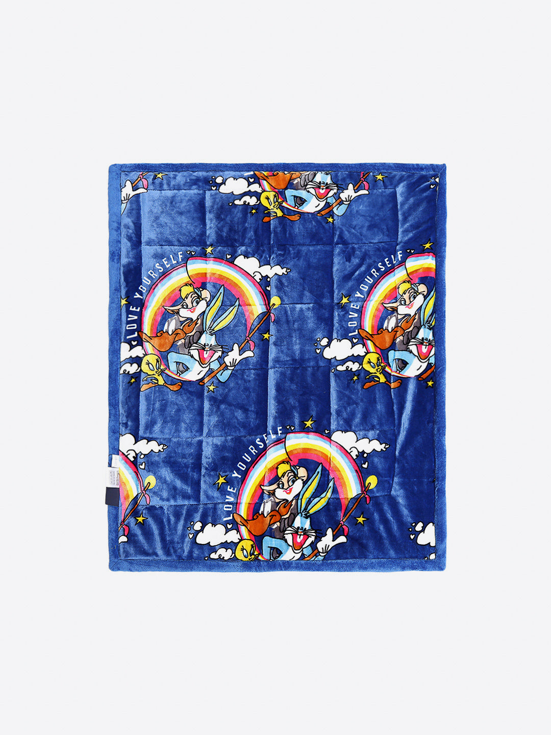 Printed Baby Blanket 3 Ply, 1609 GSM 5Pcs Set (1 Baby Comforter, 1 Bedsheet, 1 Neck Pillow & 2 Bolster)